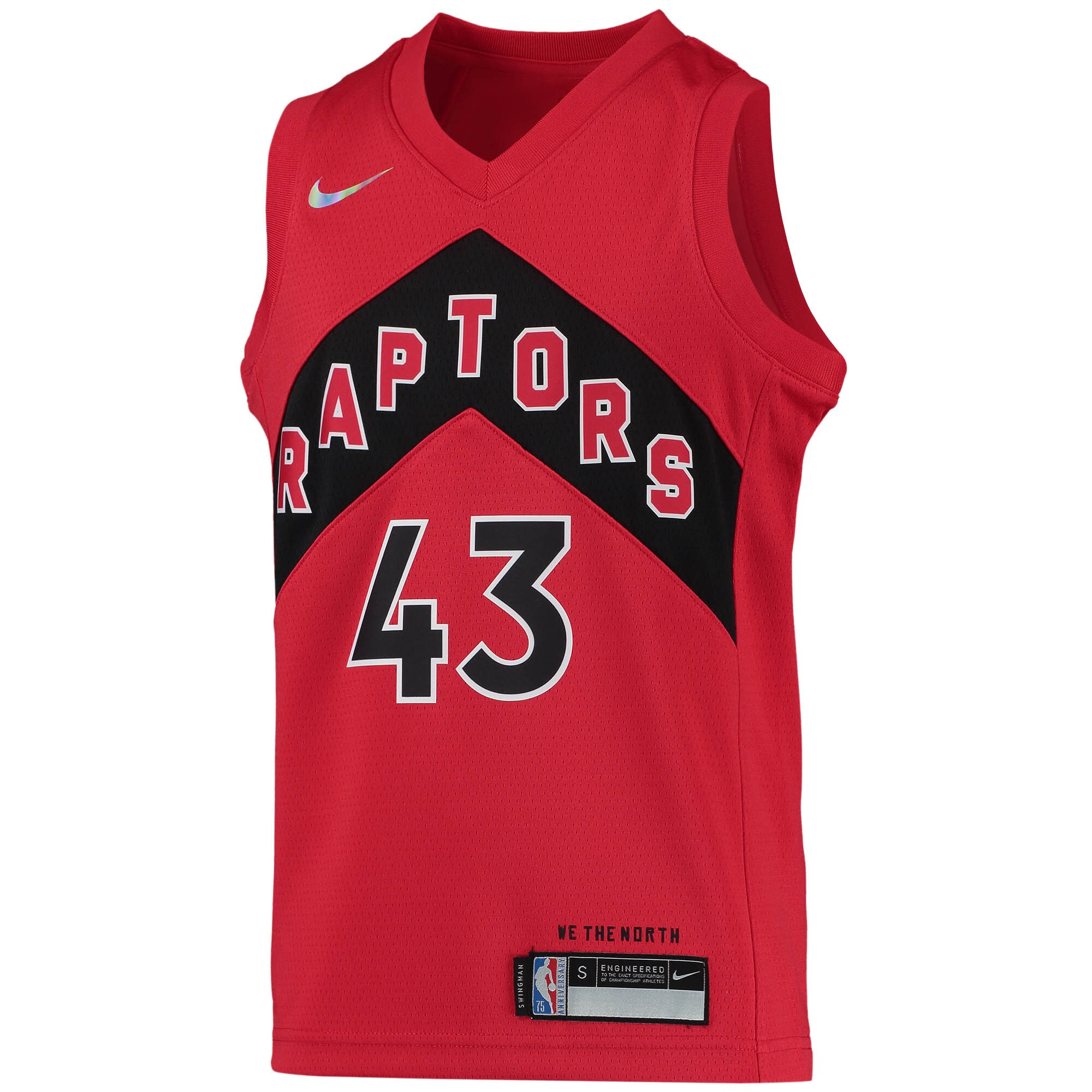 Pascal Siakam Toronto Raptors  Youth 2021\/22 Diamond Swingman Jersey - Icon Edition - Red