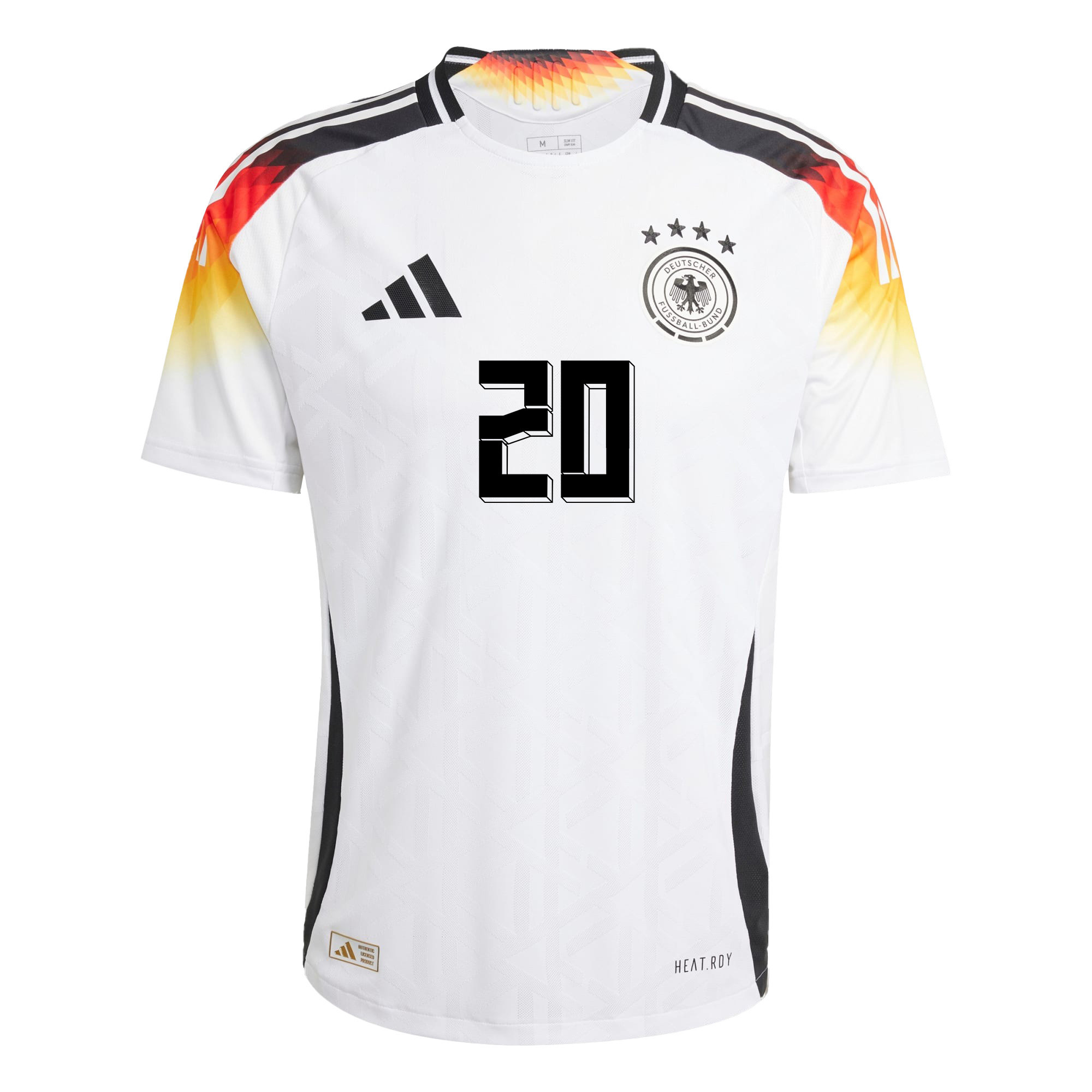 Benjamin Henrichs 20 Signed Germany National Team 2024/25 Home Jersey Autographed - Men