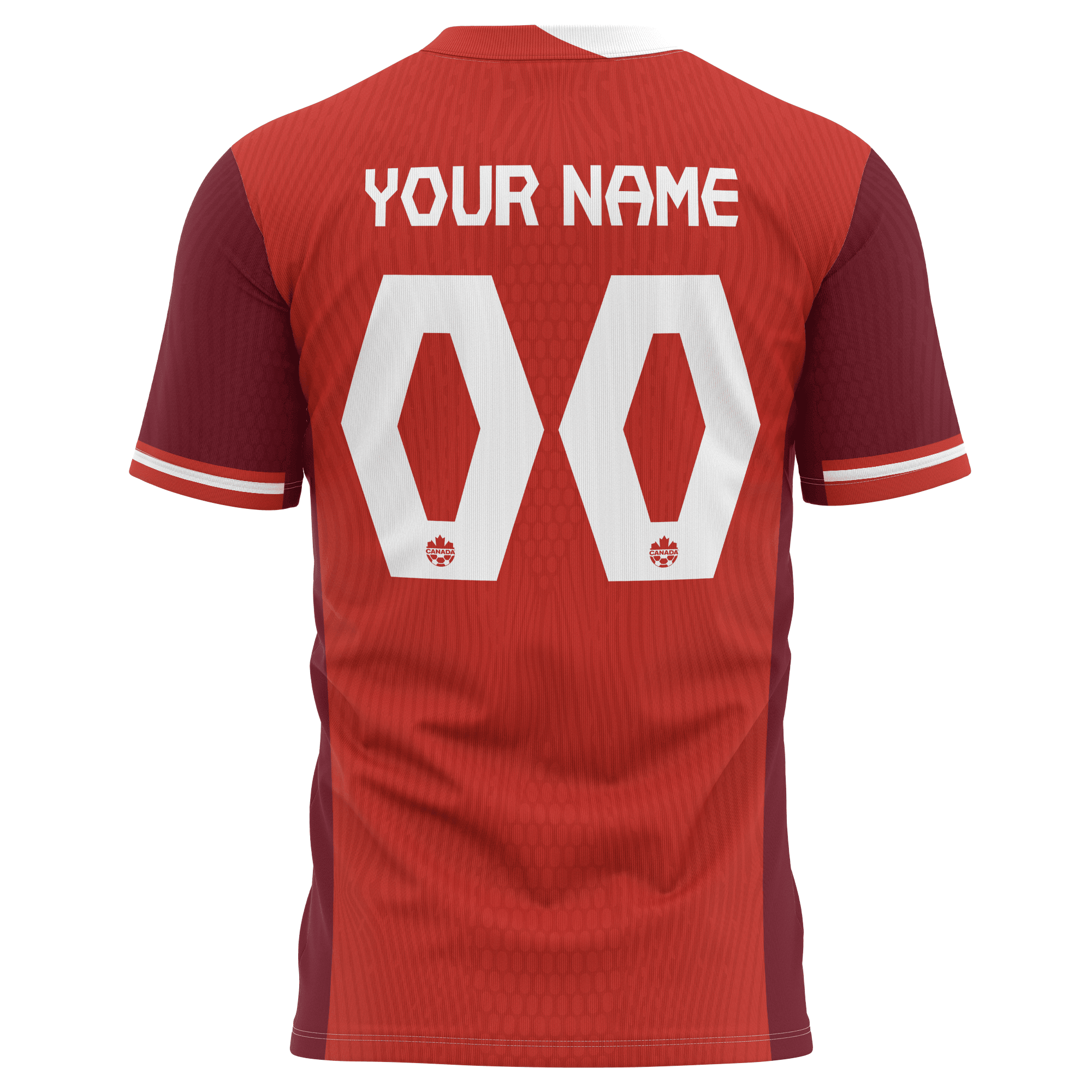 Canada National Team 2024 Home Kits Custom AOP T-shirt - Red