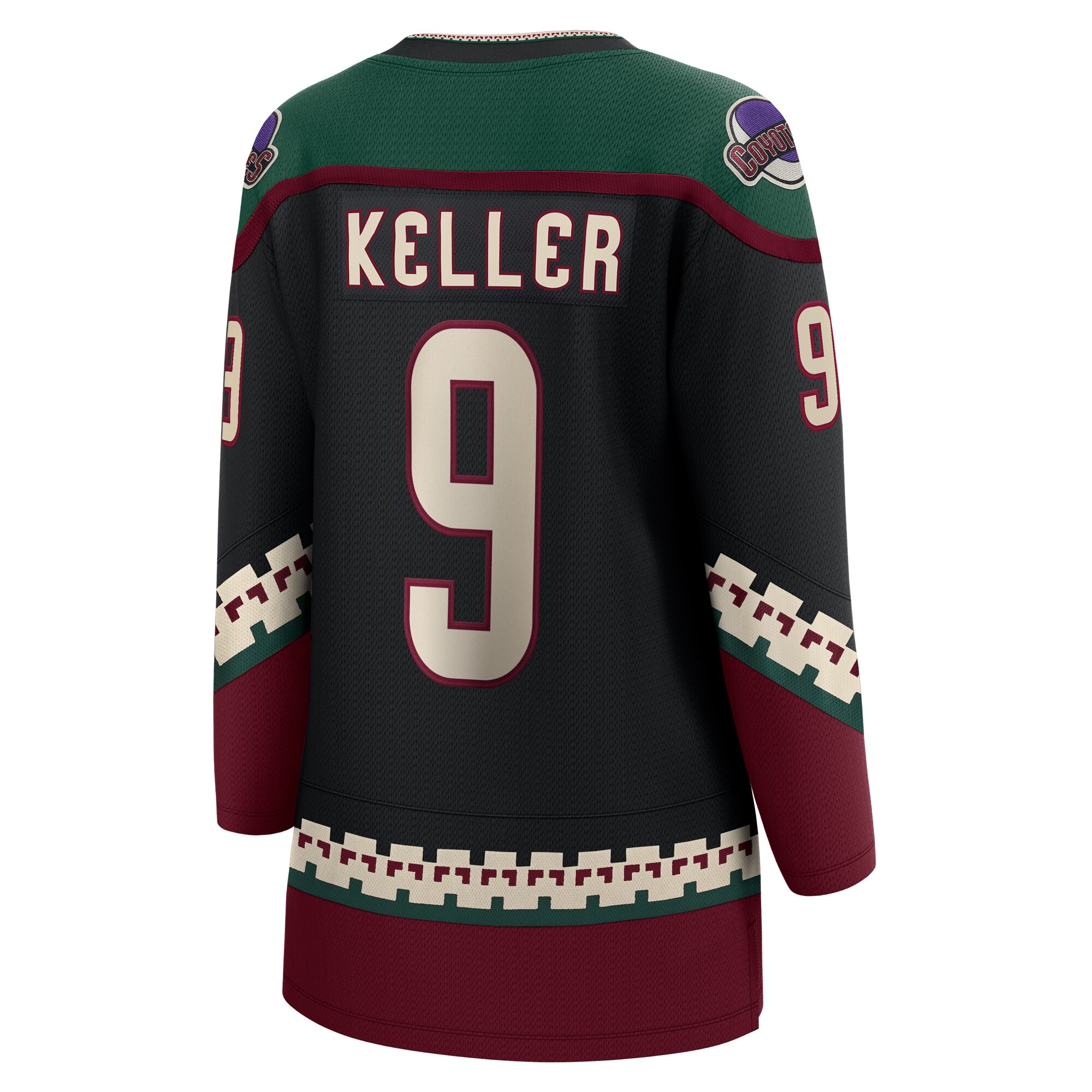 Clayton Keller Arizona Coyotes Fanatics Women's Home Breakaway Player Jersey - Black