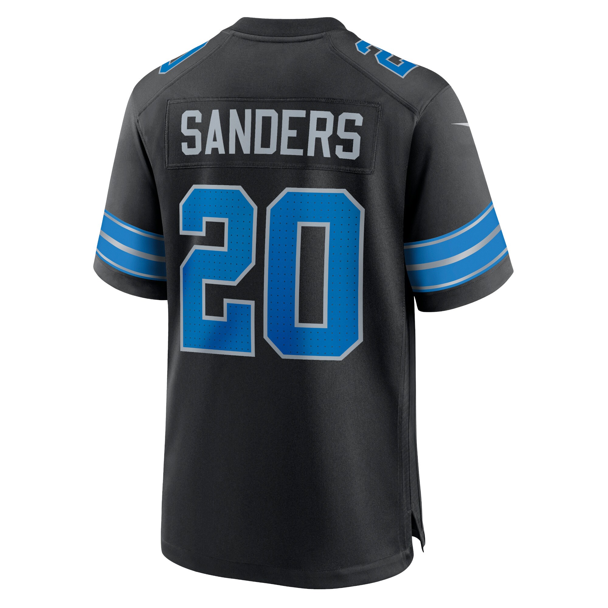 Barry Sanders Detroit Lions  2nd Alternate Retired Player Game Jersey - Black