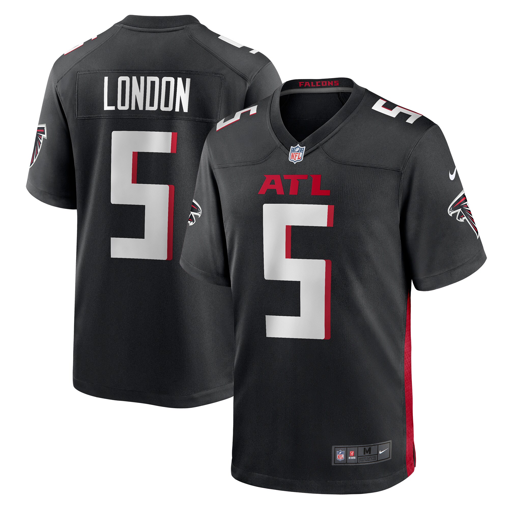 Drake London Atlanta Falcons  Player Game Jersey - Black