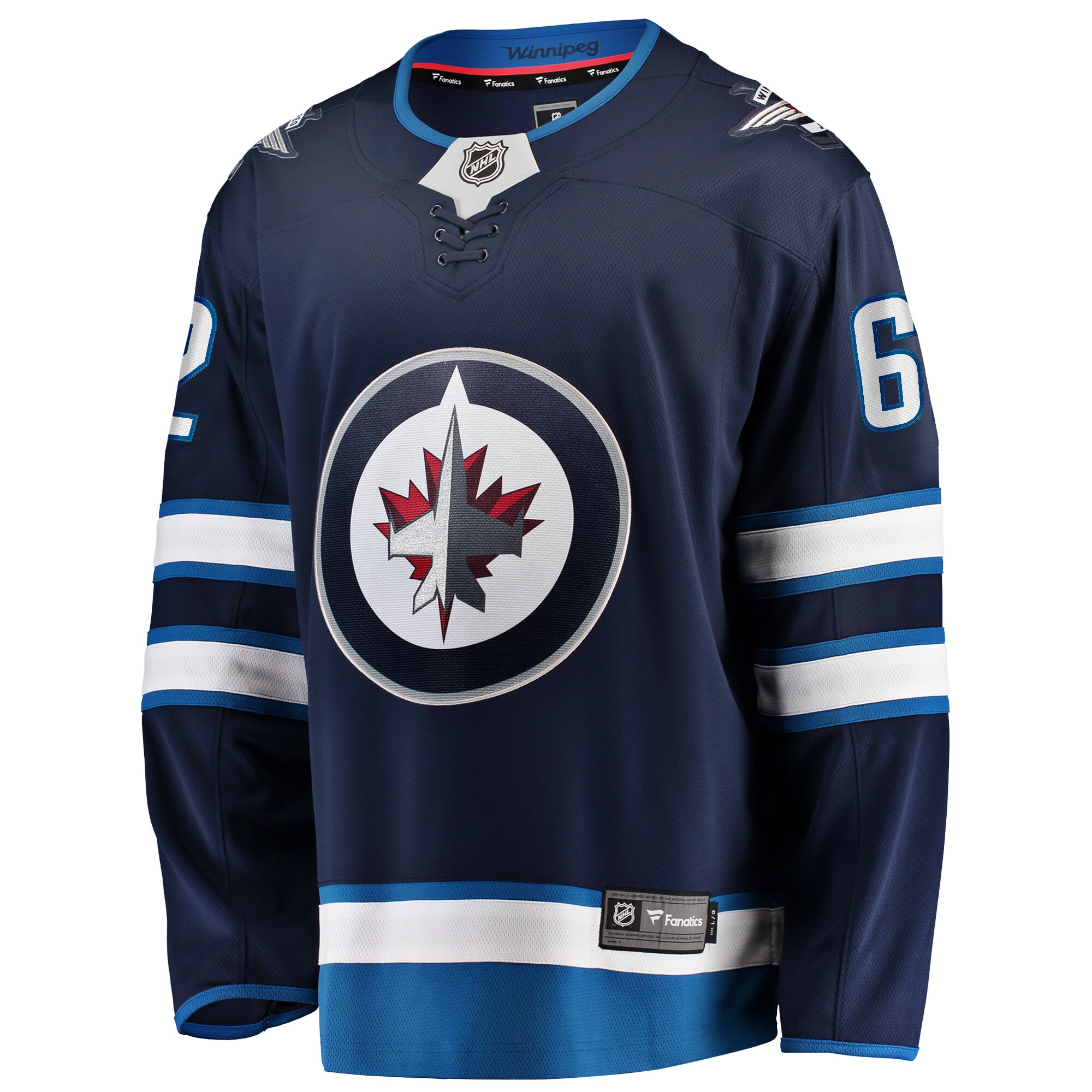 Nino Niederreiter Winnipeg Jets Fanatics Home Premier Breakaway Player Jersey - Navy