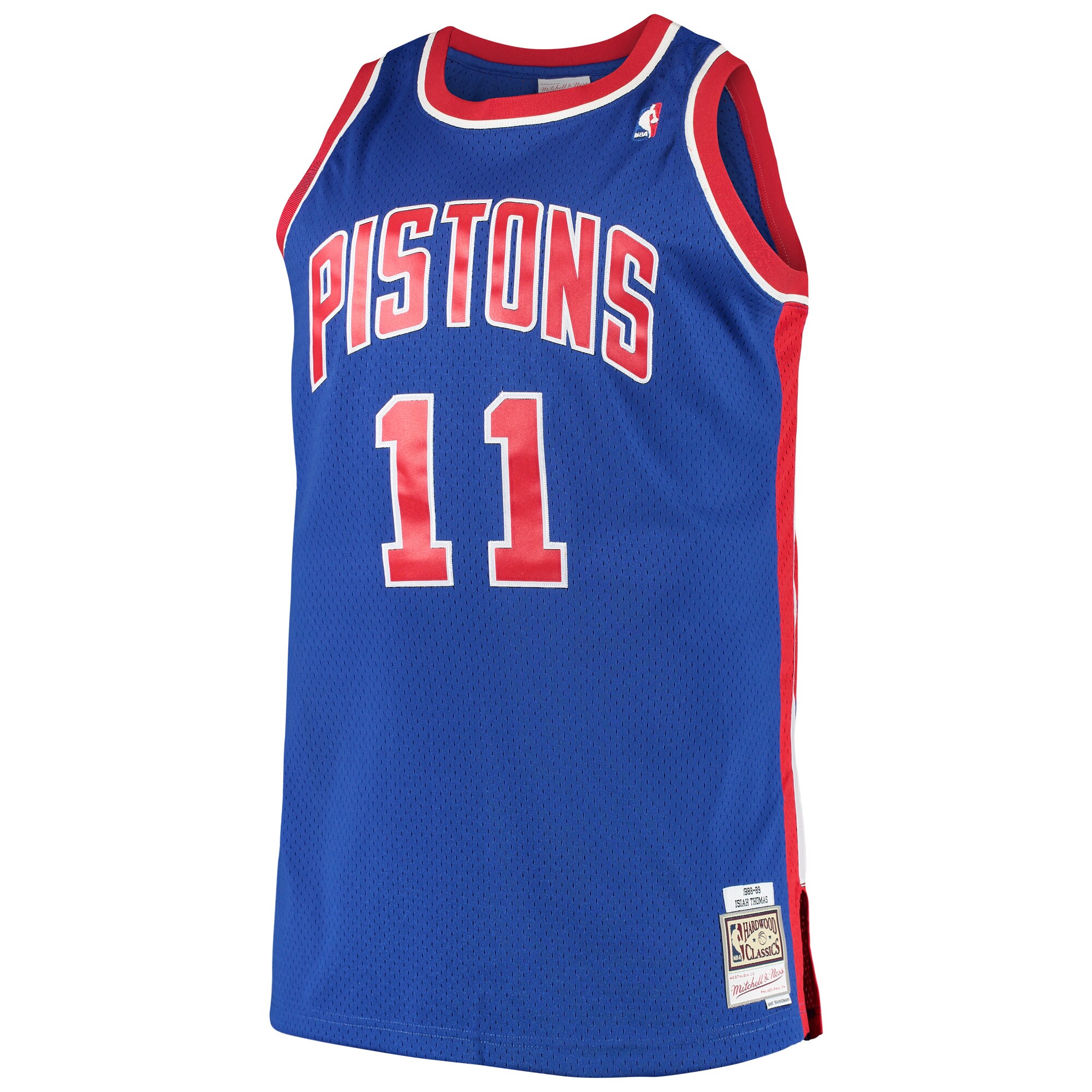 Isaiah Thomas Detroit Pistons Mitchell & Ness 1988\/89 Big & Tall Hardwood Classics Swingman Jersey - Royal