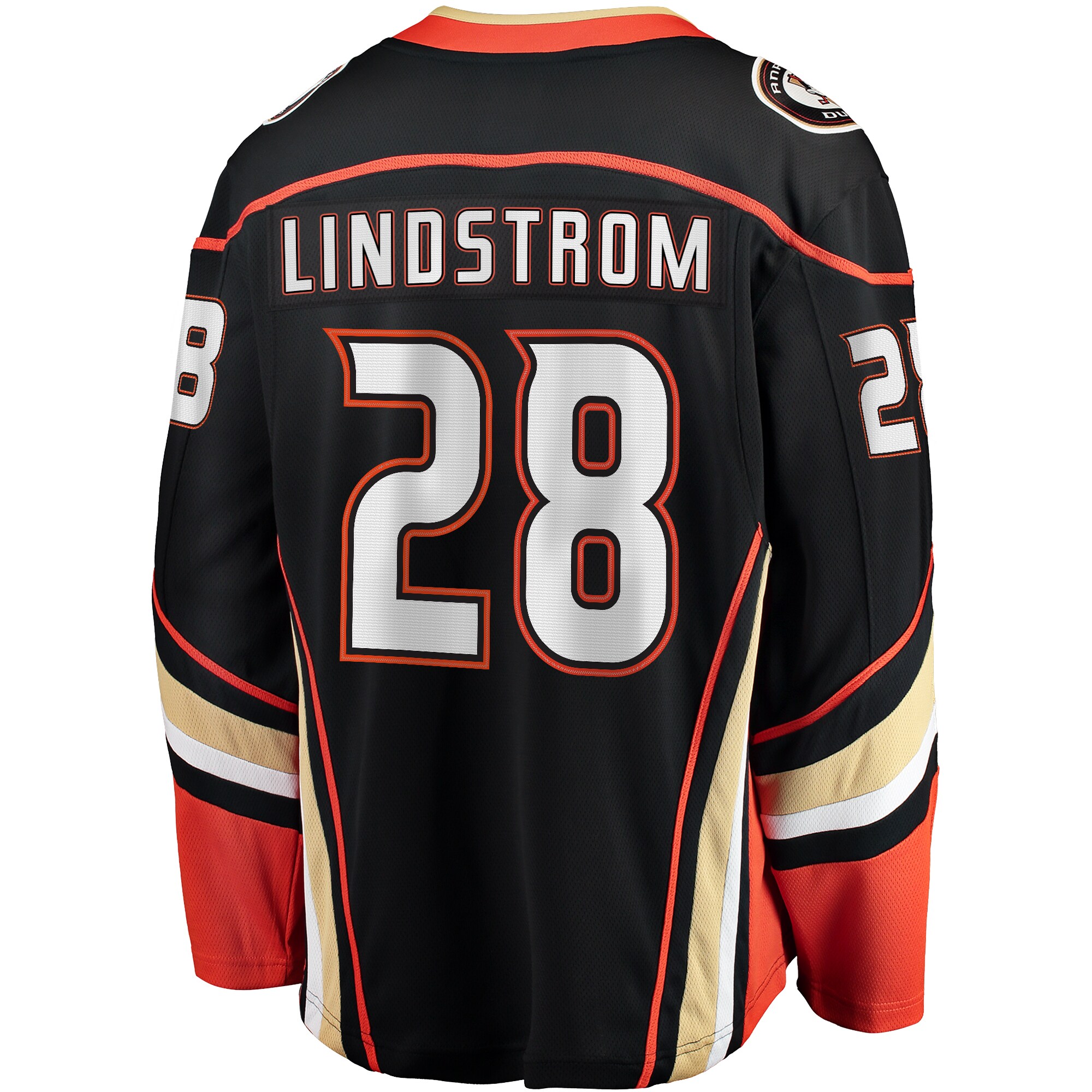 Gustav Lindstrom Anaheim Ducks Fanatics Home Premier Breakaway Player Jersey - Black