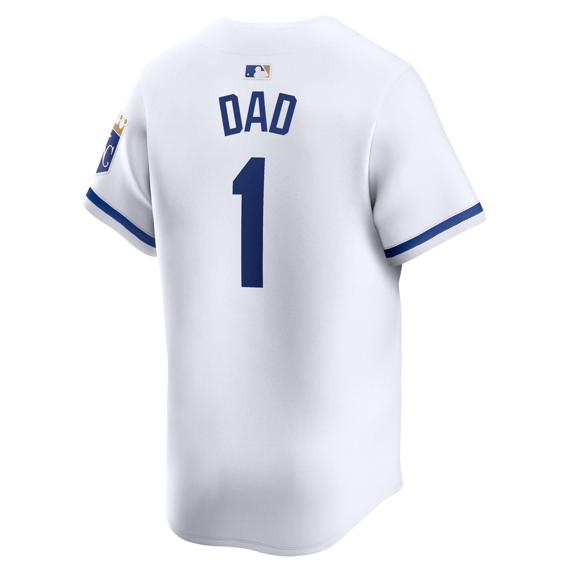 Kansas City Royals  #1 Dad Home Limited Jersey - White