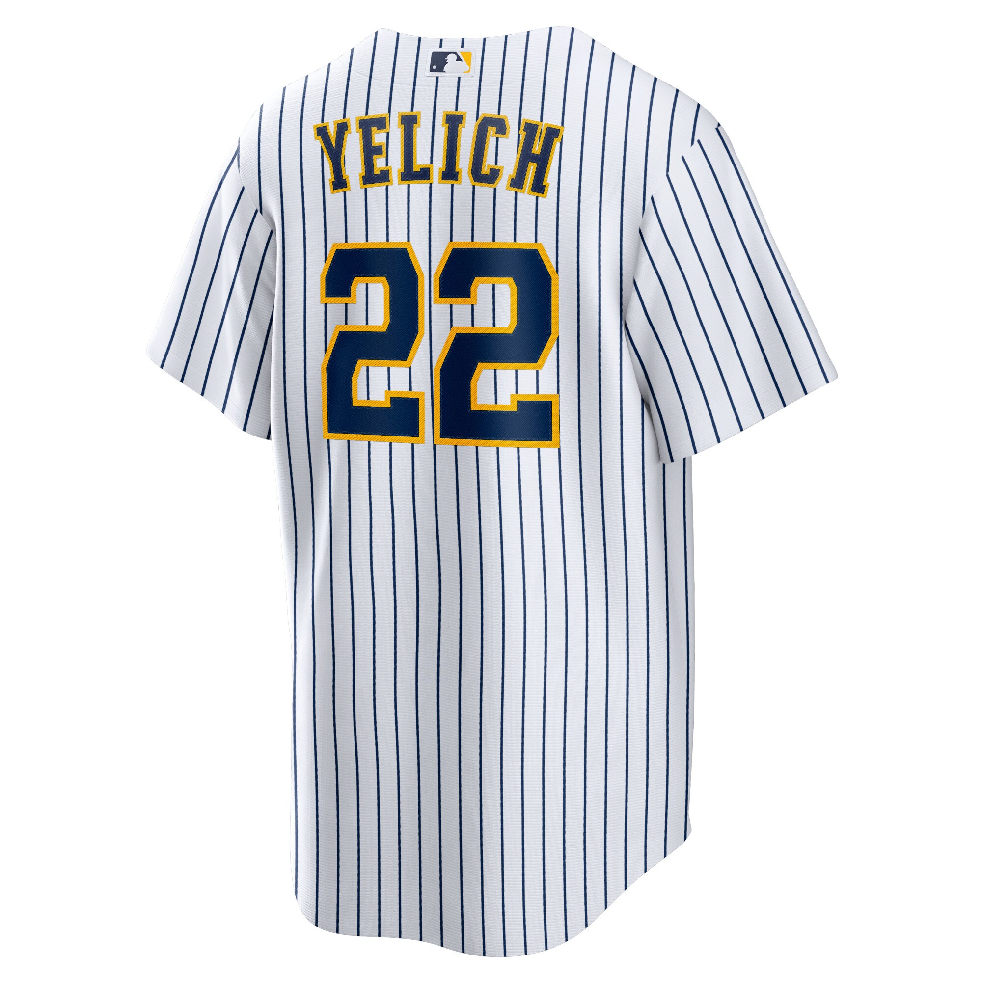 Christian Yelich Milwaukee Brewers  Alternate Replica Player Jersey - White
