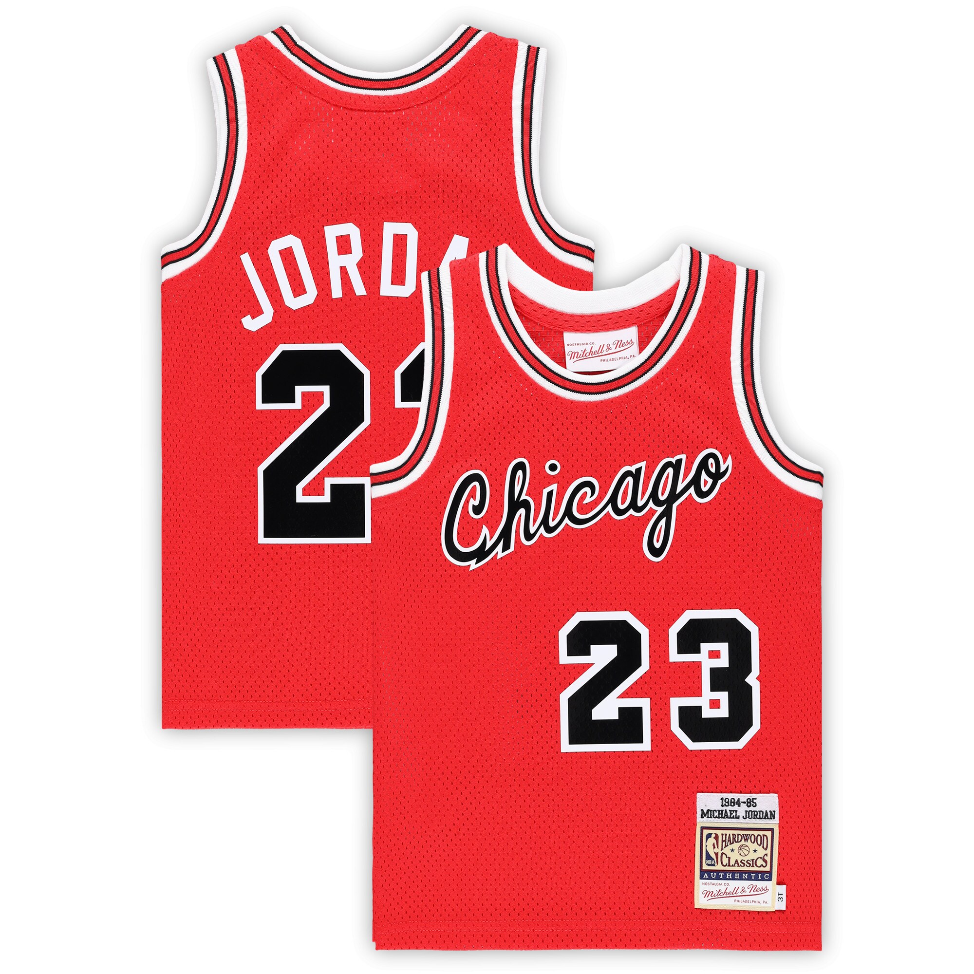 Michael Jordan Chicago Bulls Mitchell & Ness Infant 1984\/85 Hardwood Classics Authentic Jersey - Red
