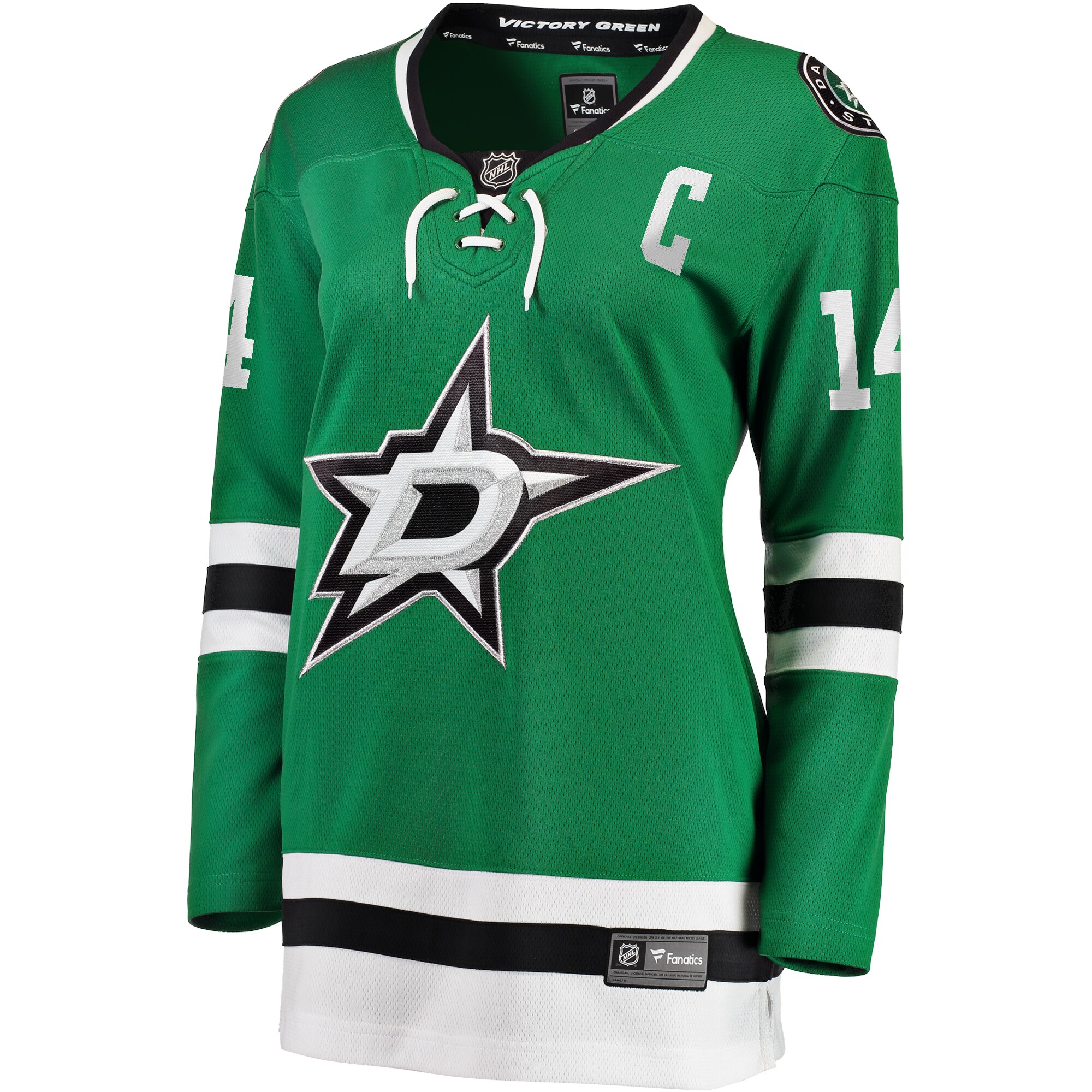 Jamie Benn Dallas Stars Fanatics Women's Captain Patch Home Breakaway Player Jersey - Kelly Green