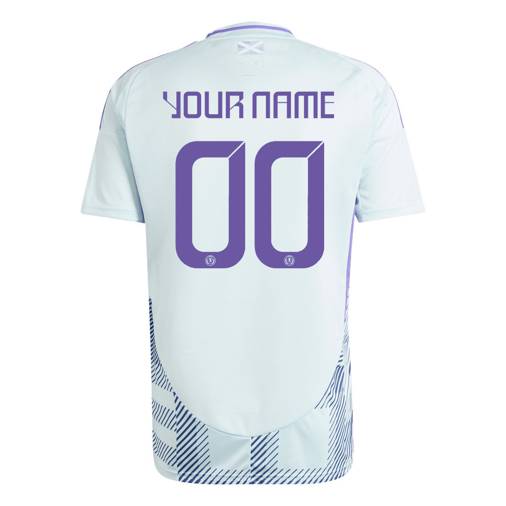 Scotland National Team 2024 Away Custom Men Jersey - White