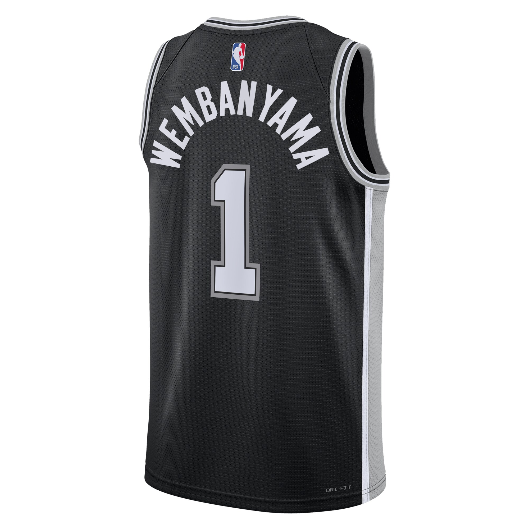Victor Wembanyama San Antonio Spurs  Unisex 2023 NBA Draft First Round Pick Swingman Jersey - Icon Edition - Black