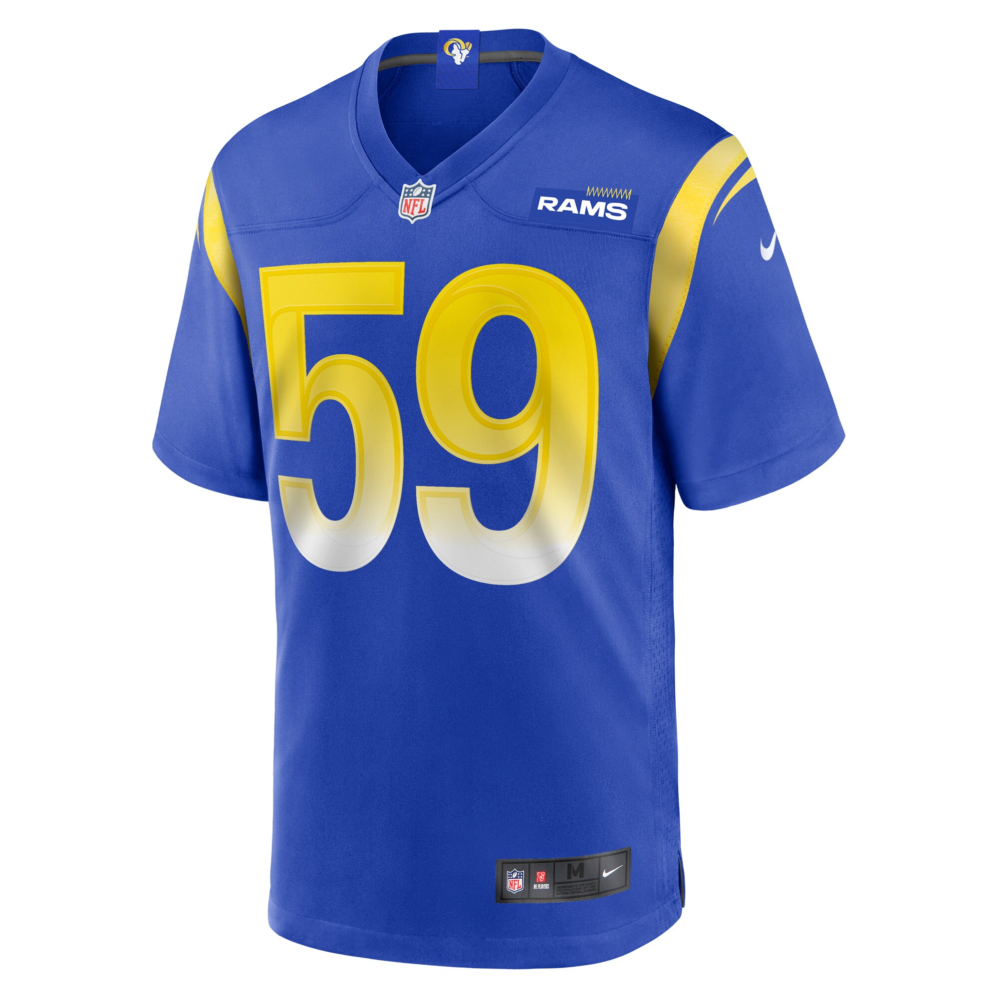 Troy Reeder Los Angeles Rams  Team Game Jersey -  Royal