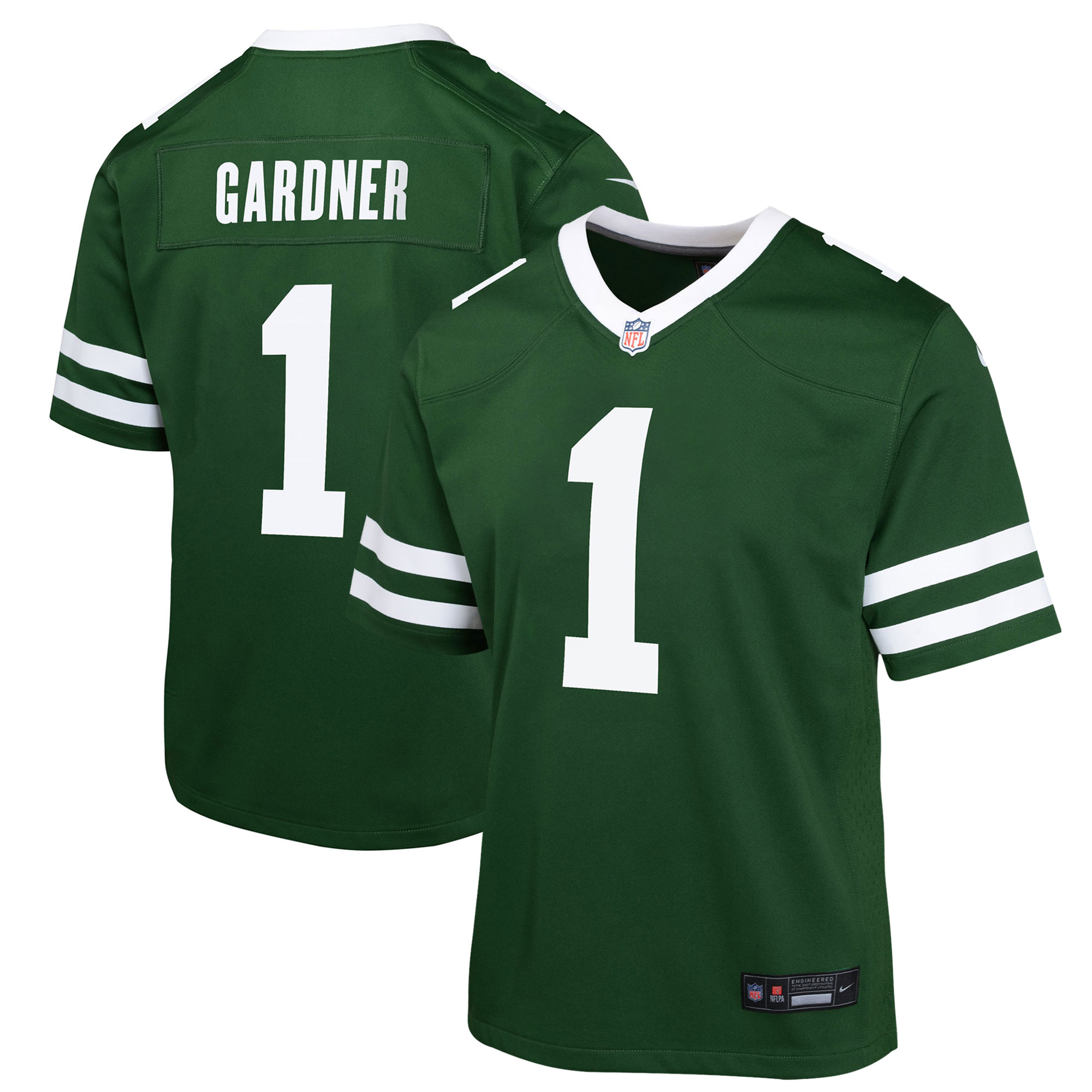 Ahmad Sauce Gardner New York Jets  Youth Game Jersey - Legacy Green