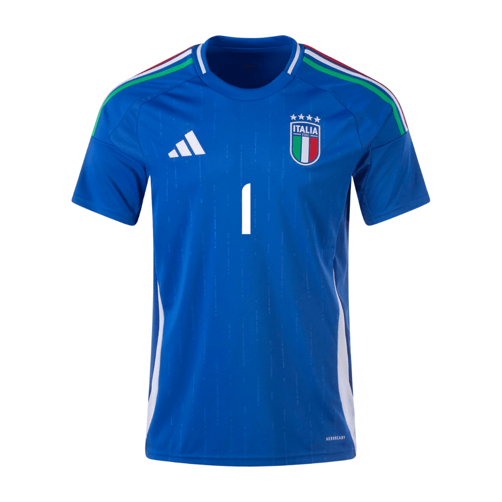 Gianluigi Buffon 1 Italy National Team 2024 Home Legend Player Men Jersey - Blue