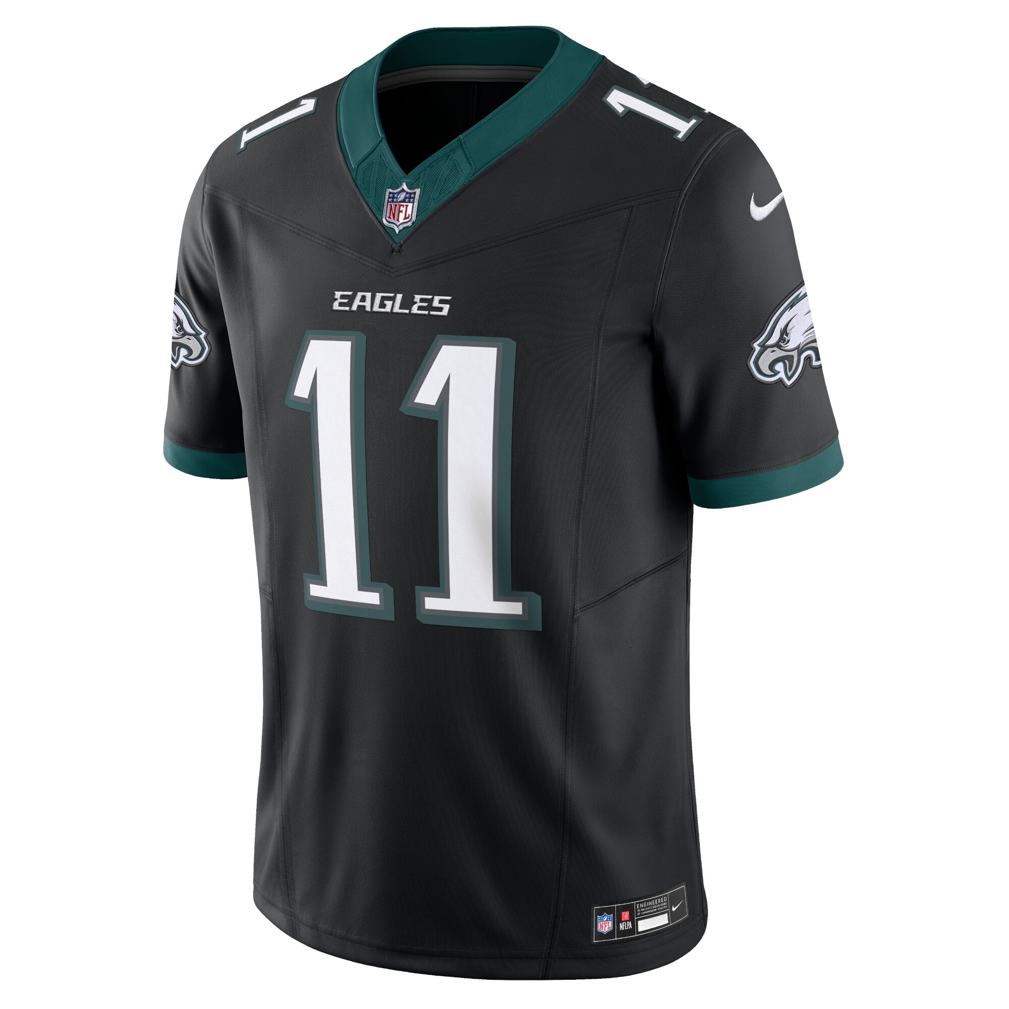 A.J. Brown Philadelphia Eagles  Alternate Vapor F.U.S.E. Limited Jersey - Black