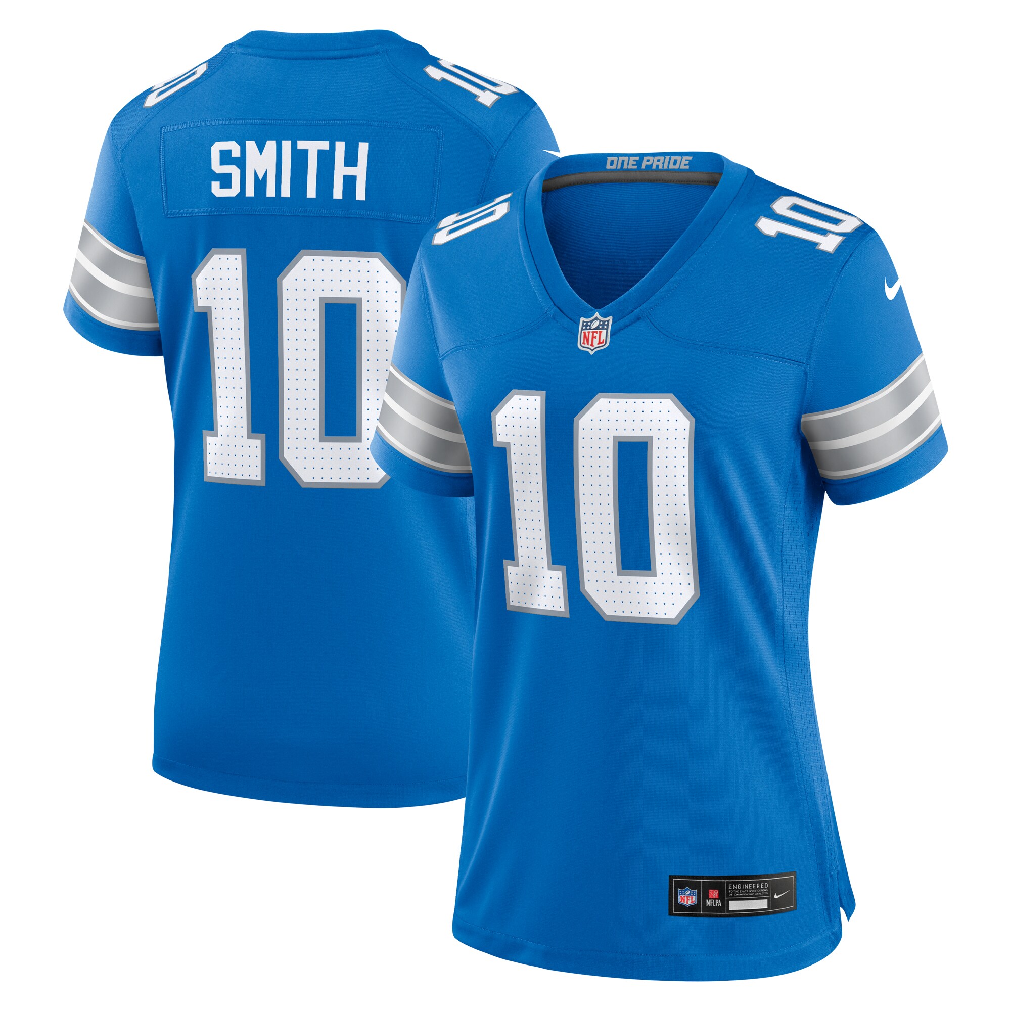 Tre'Quan Smith Detroit Lions  Women's Game Jersey -  Blue