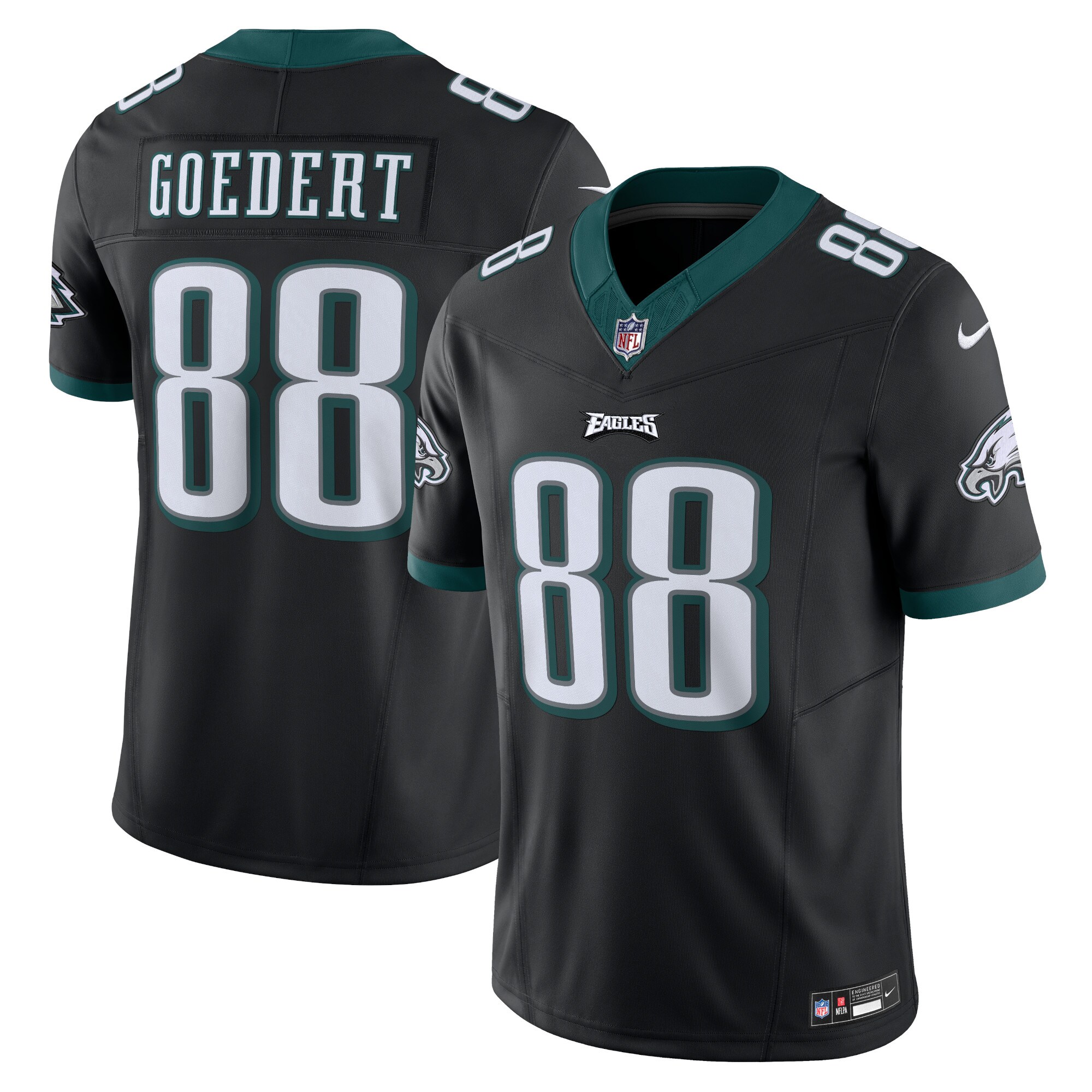 Dallas Goedert Philadelphia Eagles  Vapor F.U.S.E. Limited Jersey - Black