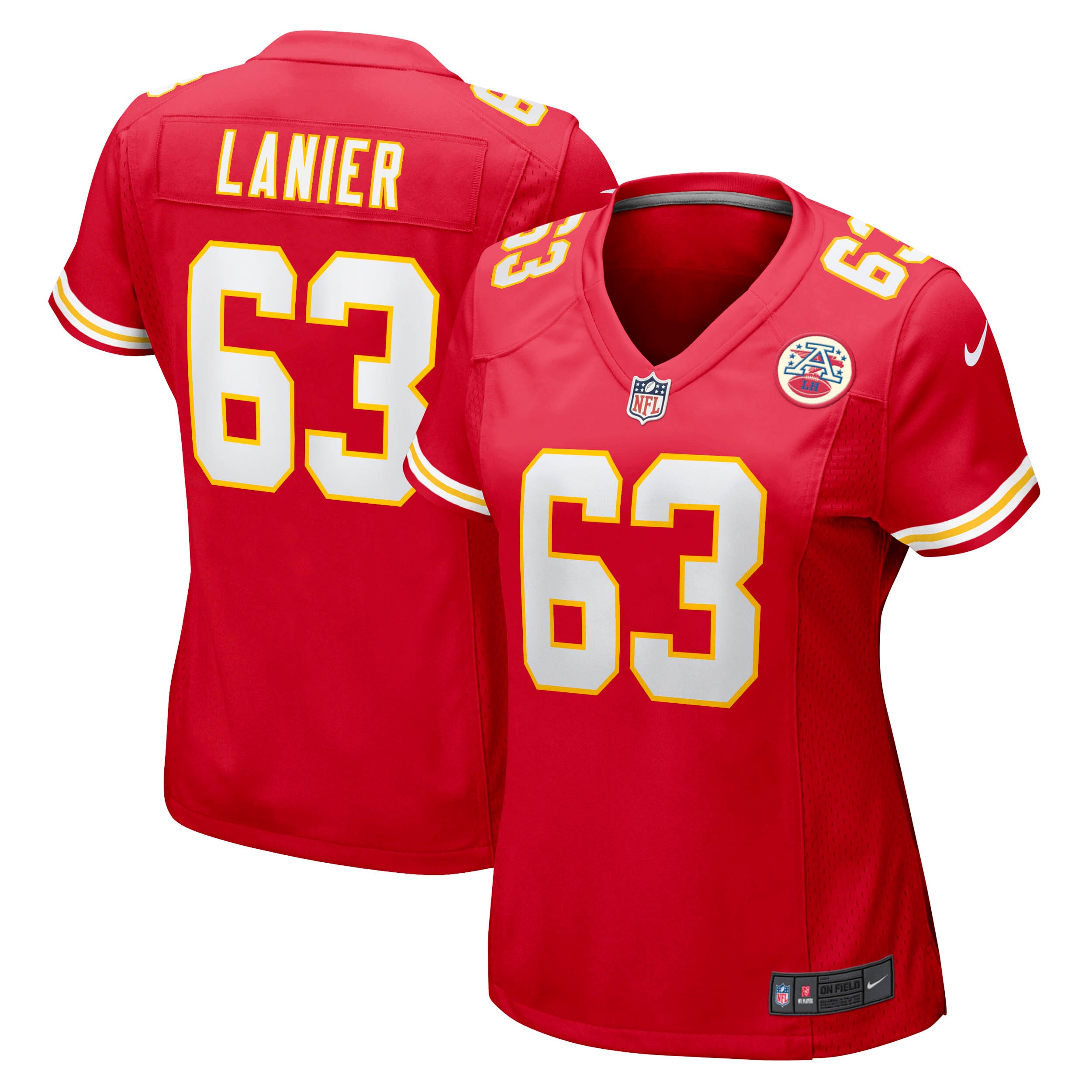 Willie Lanier Kansas City Chiefs  Women's Retired Player Jersey - Red