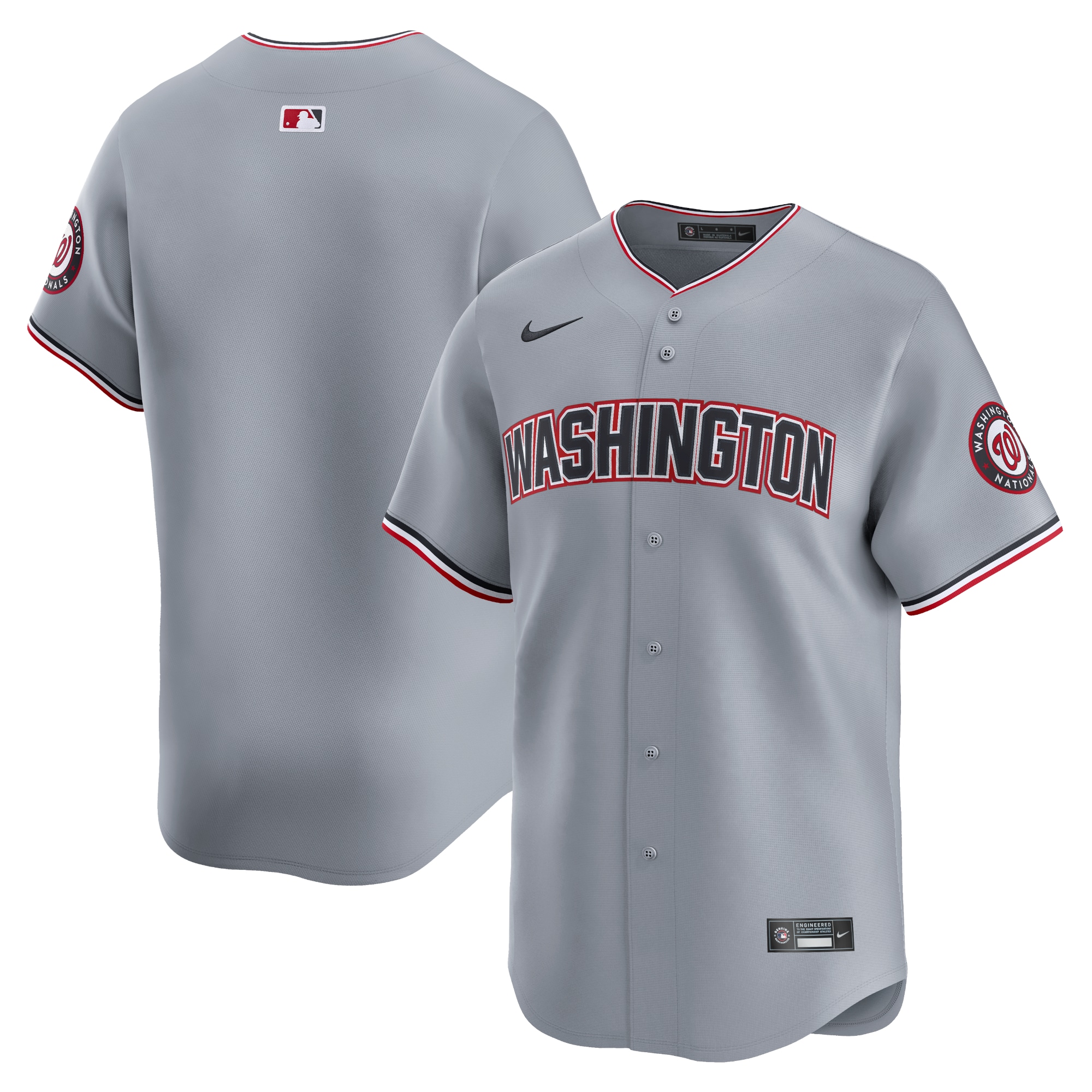 Washington Nationals  Road Limited Jersey\u00c2\u00a0\u00e2\u20ac\u201c Gray