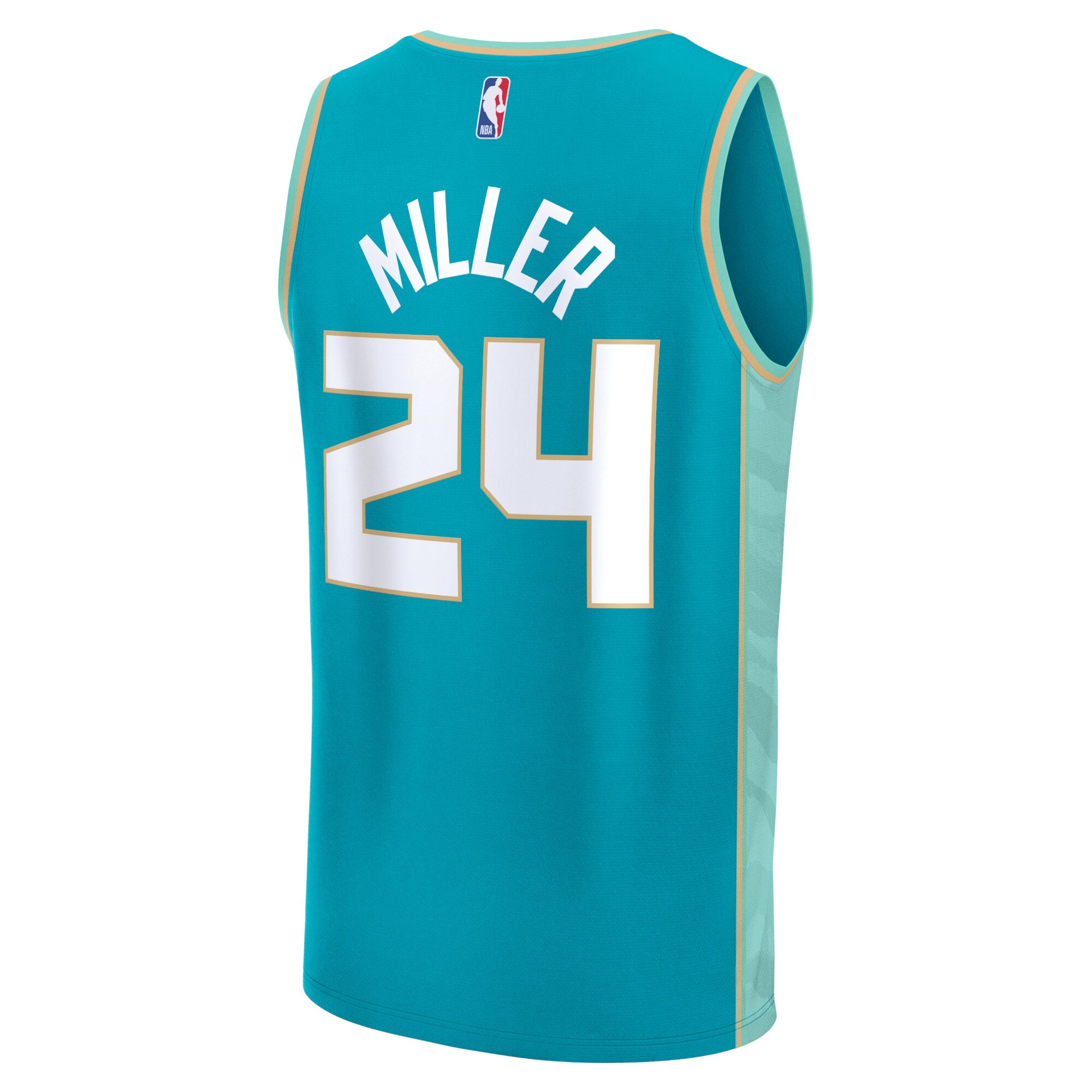 Brandon Miller Charlotte Hornets Fanatics Fast Break Jersey - Teal - City Edition