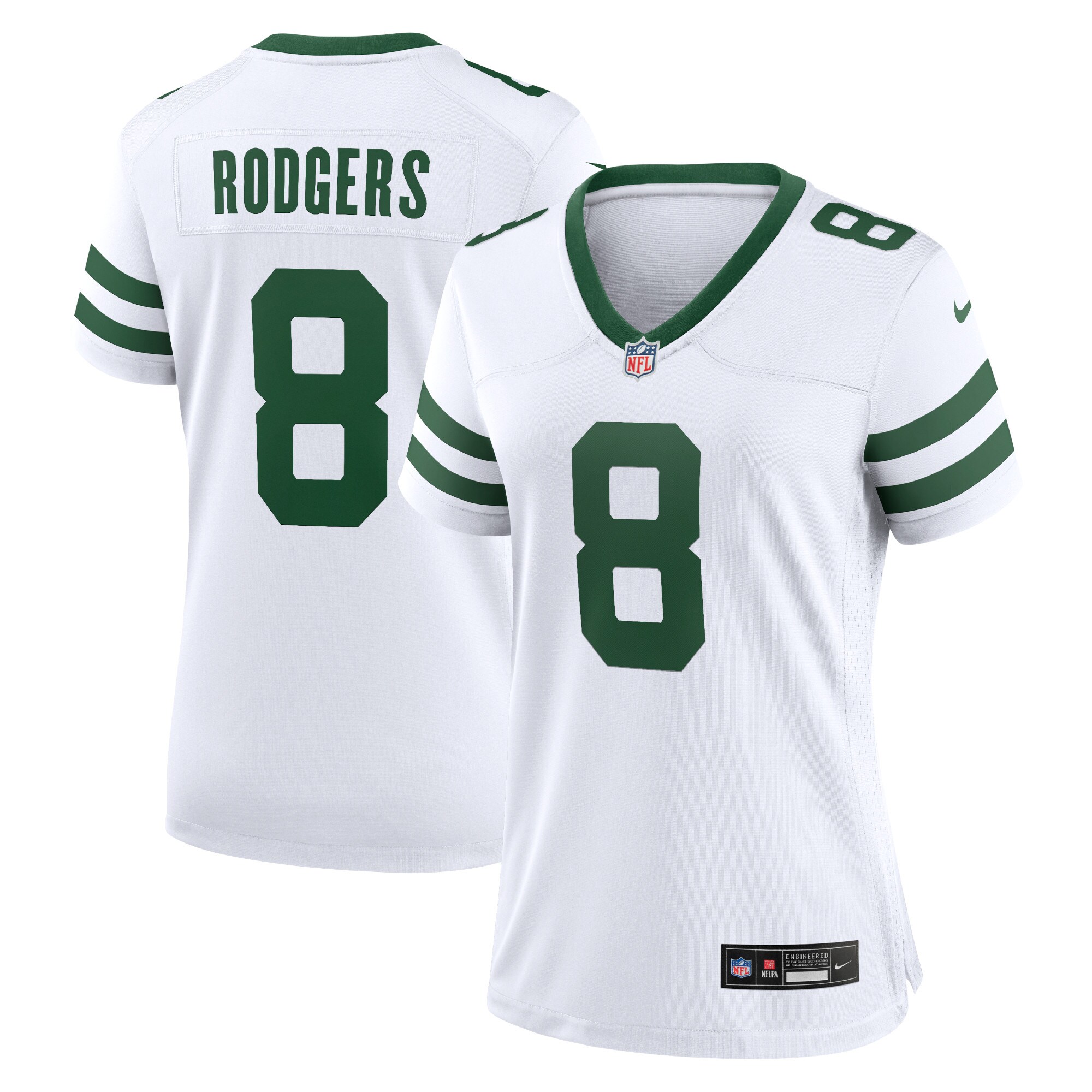 Aaron Rodgers New York Jets  Women's Game Jersey  - Legacy White