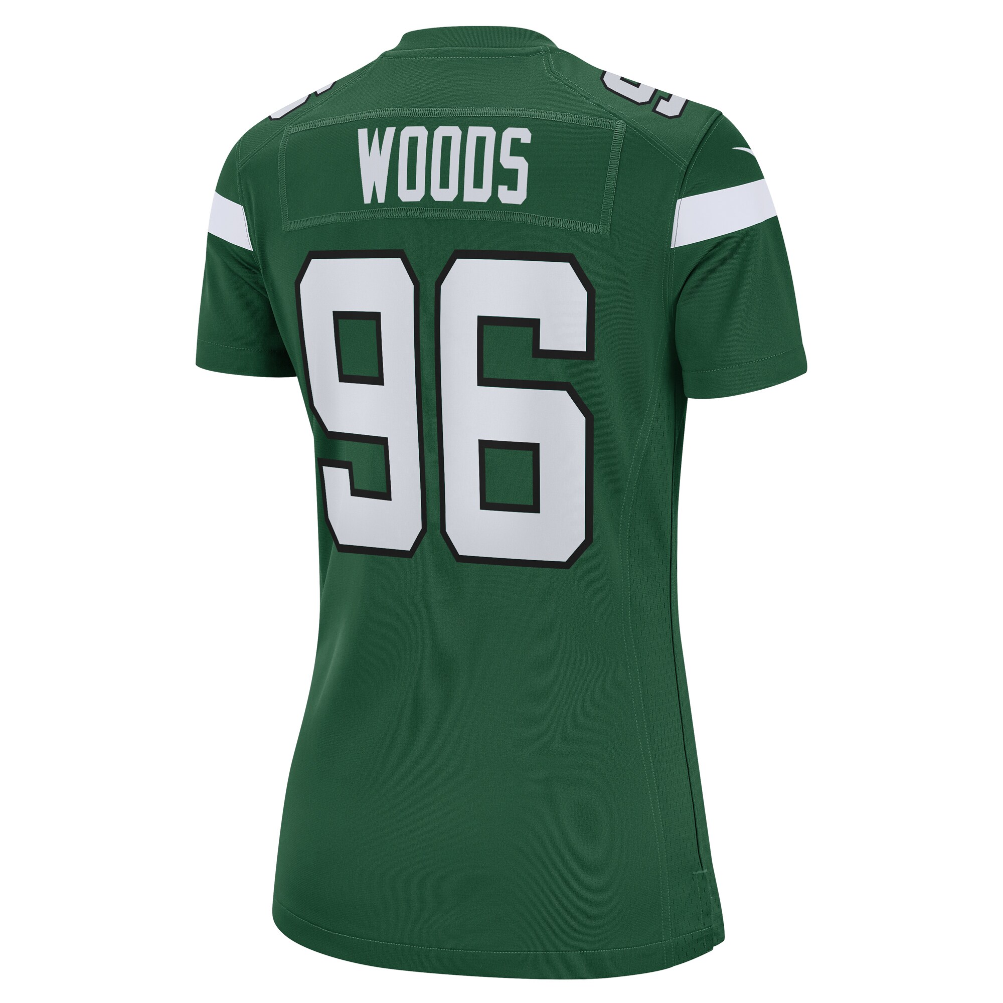 Al Woods New York Jets  Women's  Game Jersey - Gotham Green