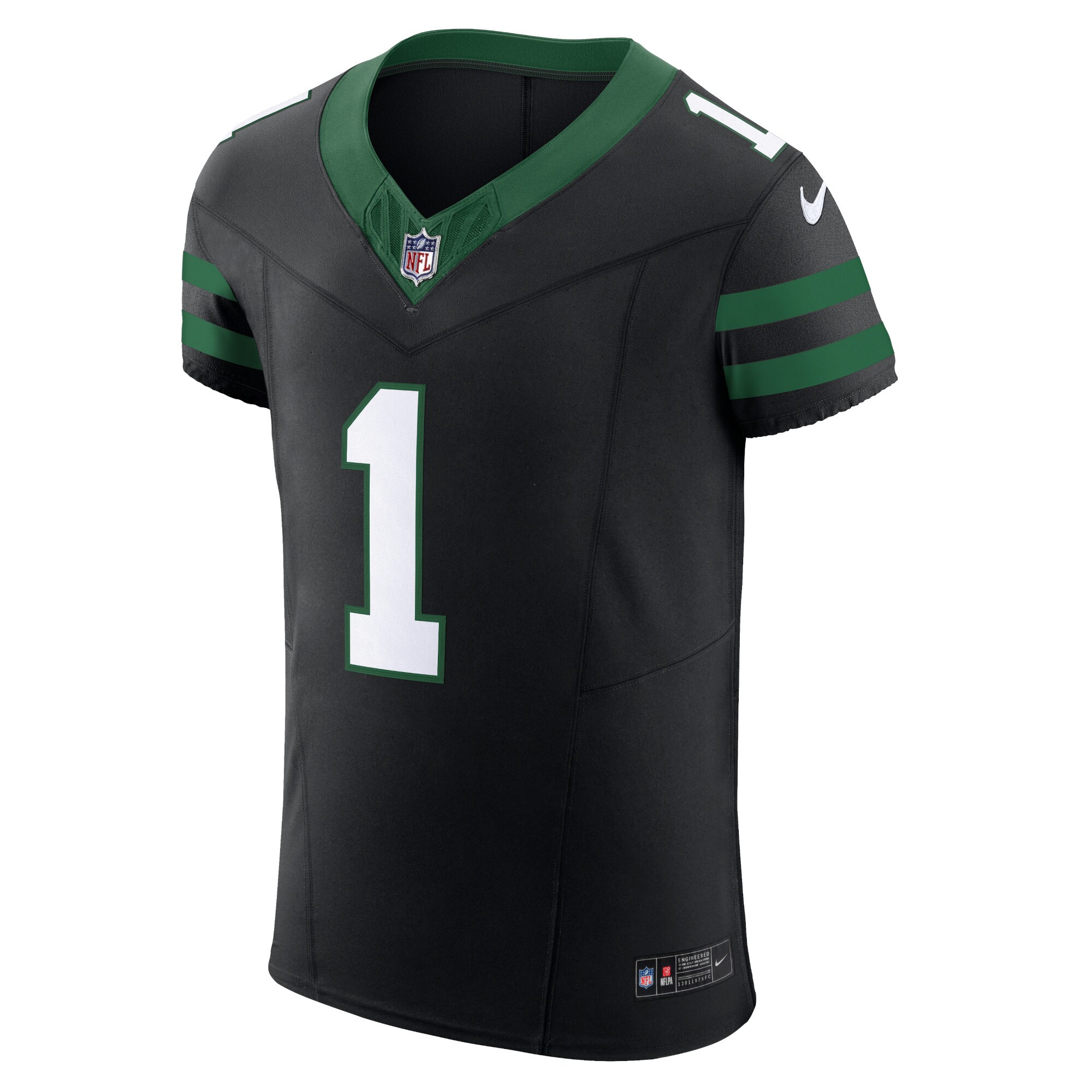 Ahmad Sauce Gardner New York Jets  Alternate Vapor F.U.S.E. Elite Jersey  - Legacy Black