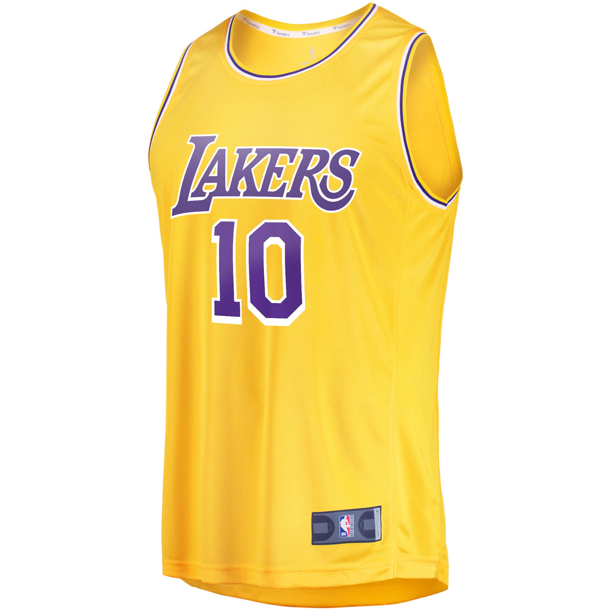 Max Christie Los Angeles Lakers Fanatics Fast Break Replica Jersey - Icon Edition - Gold