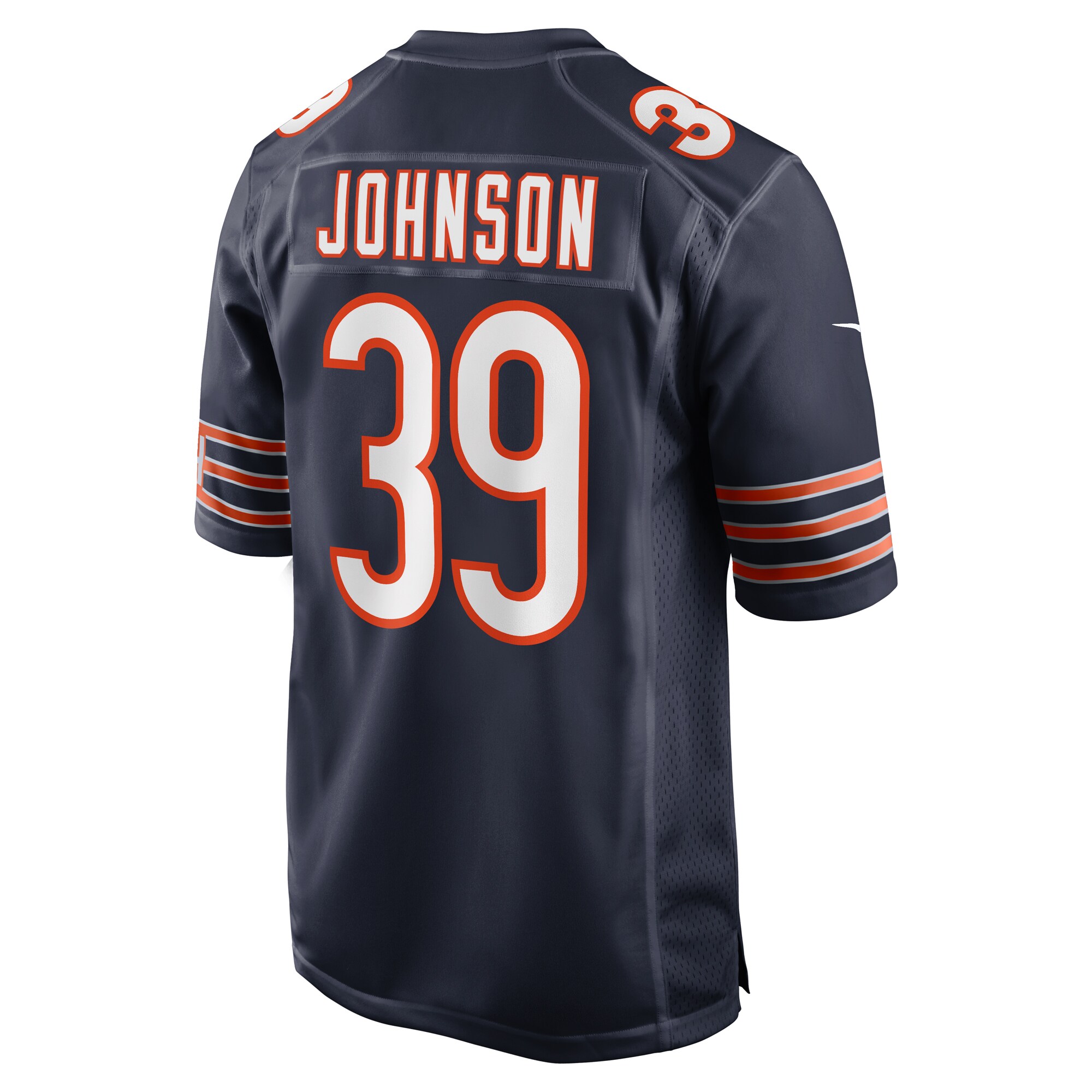 Quindell Johnson Chicago Bears  Team Game Jersey -  Navy