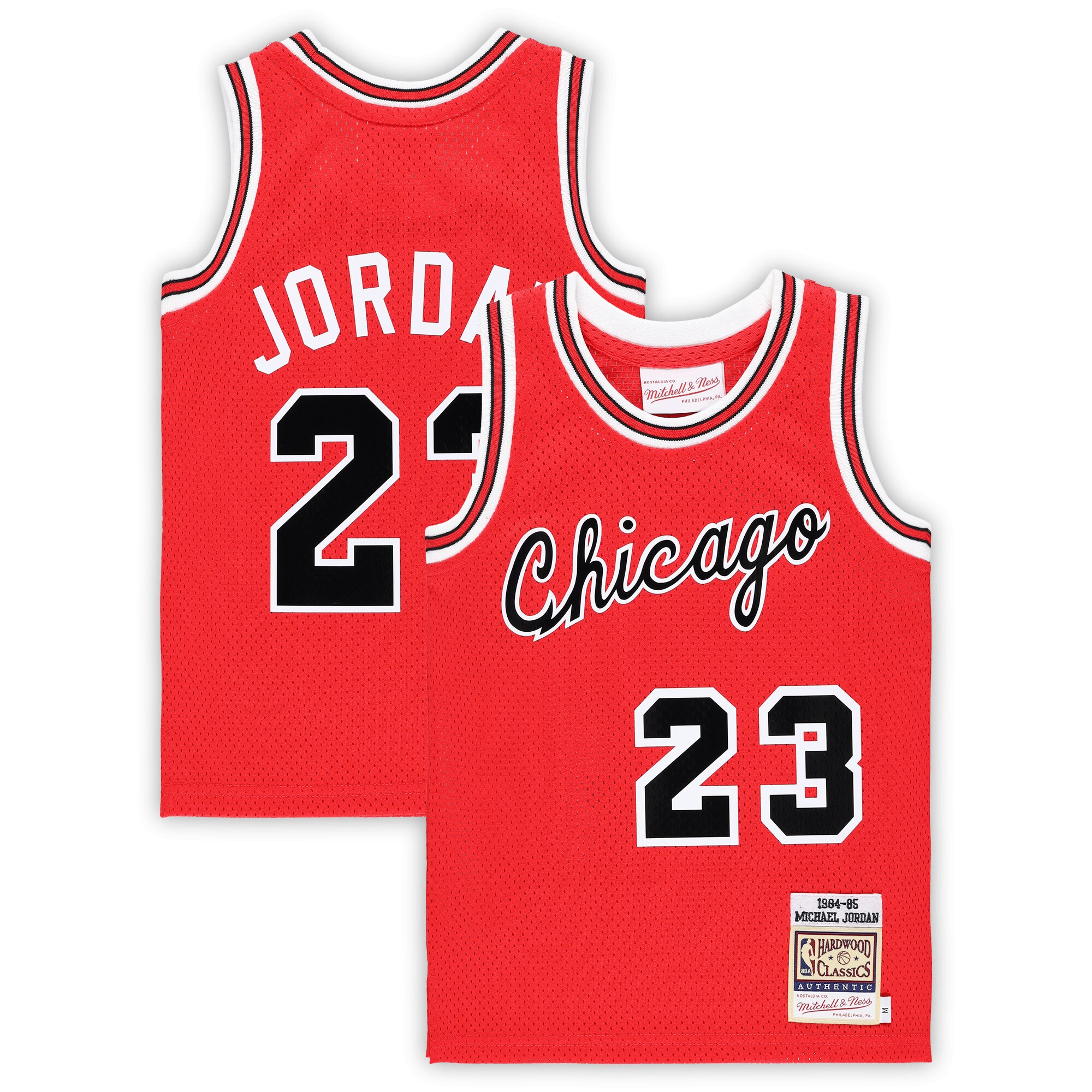 Michael Jordan Chicago Bulls Mitchell & Ness Preschool Hardwood Classics 1984\/85 Authentic Swingman Jersey - Red