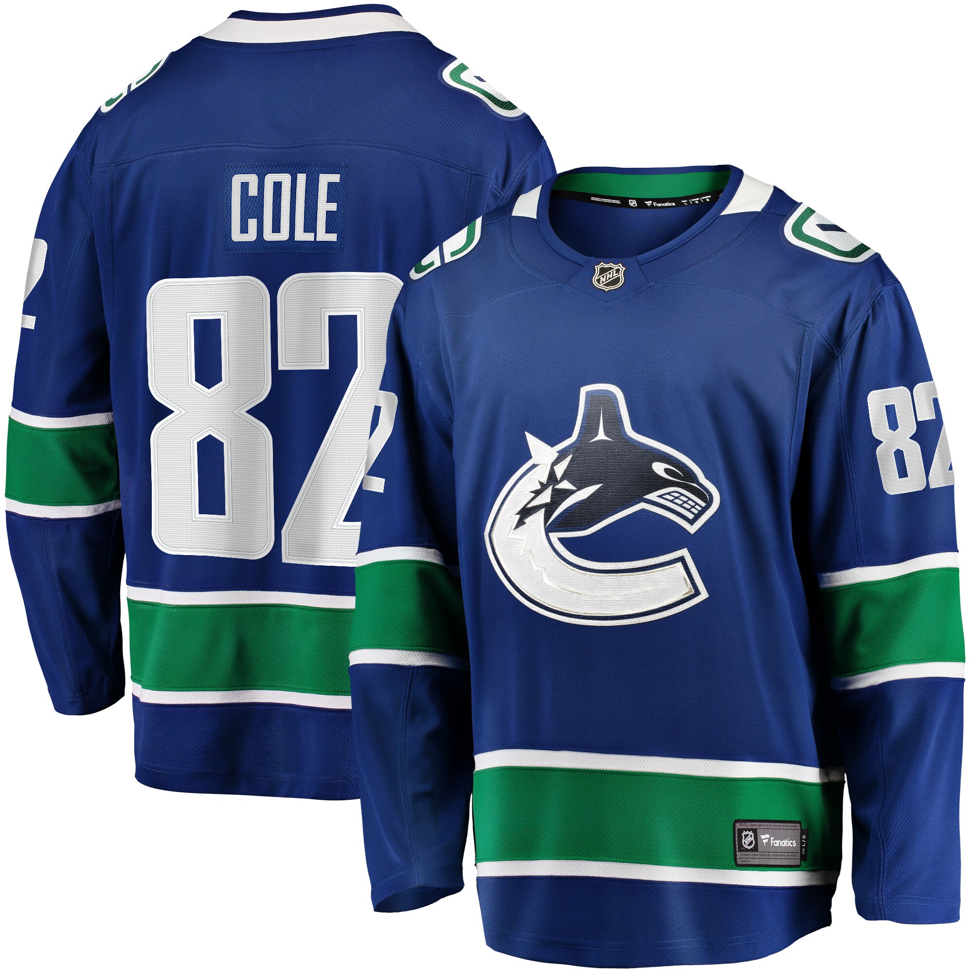 Ian Cole Vancouver Canucks Fanatics Home Breakaway Jersey - Blue