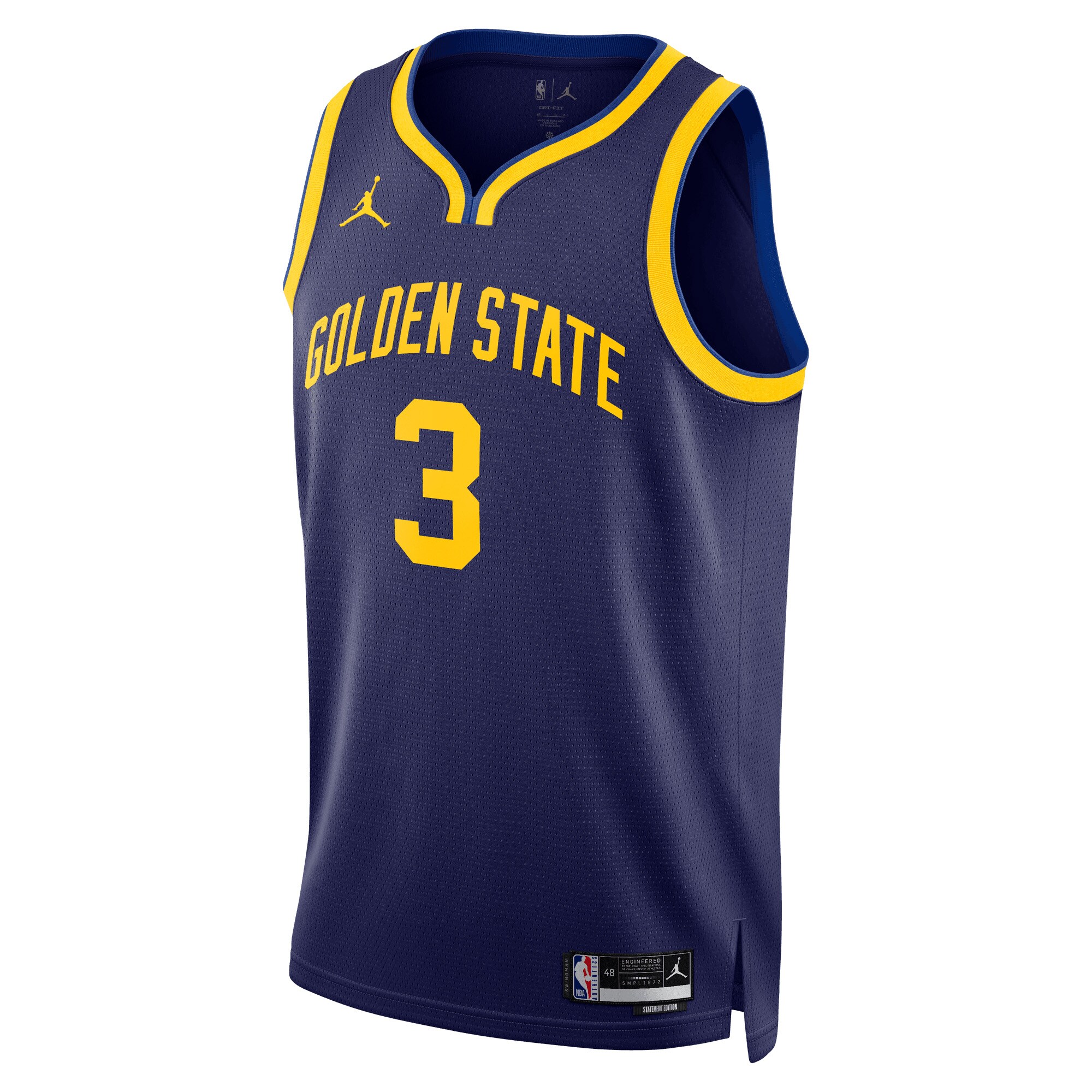 Jordan Poole Golden State Warriors Jordan Brand Unisex Swingman Jersey - Statement Edition - Navy