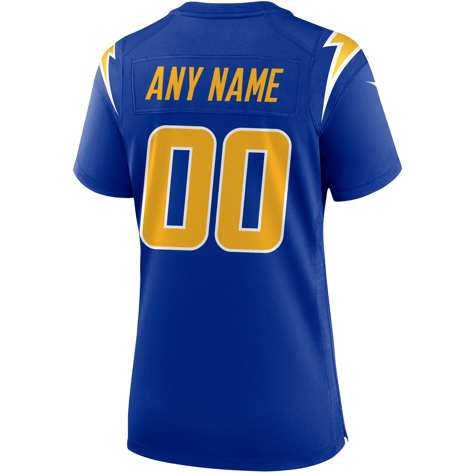 Los Angeles Chargers  Women's Alternate Custom Game Jersey - Royal