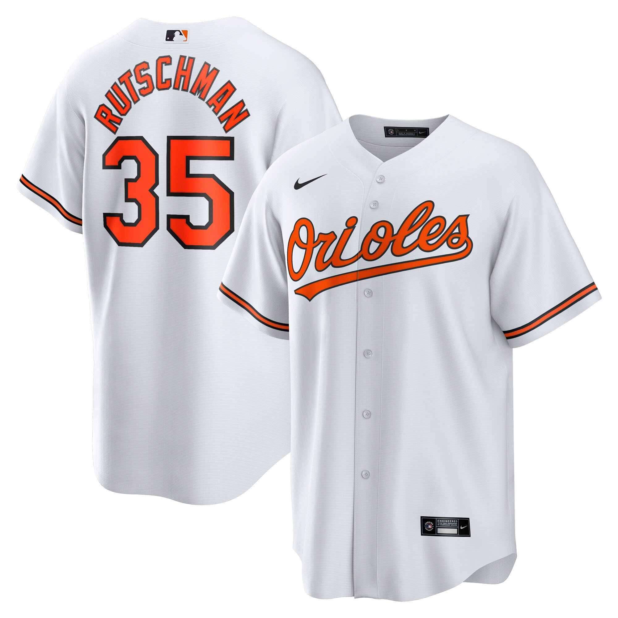 Adley Rutschman Baltimore Orioles  Replica Player Jersey - White