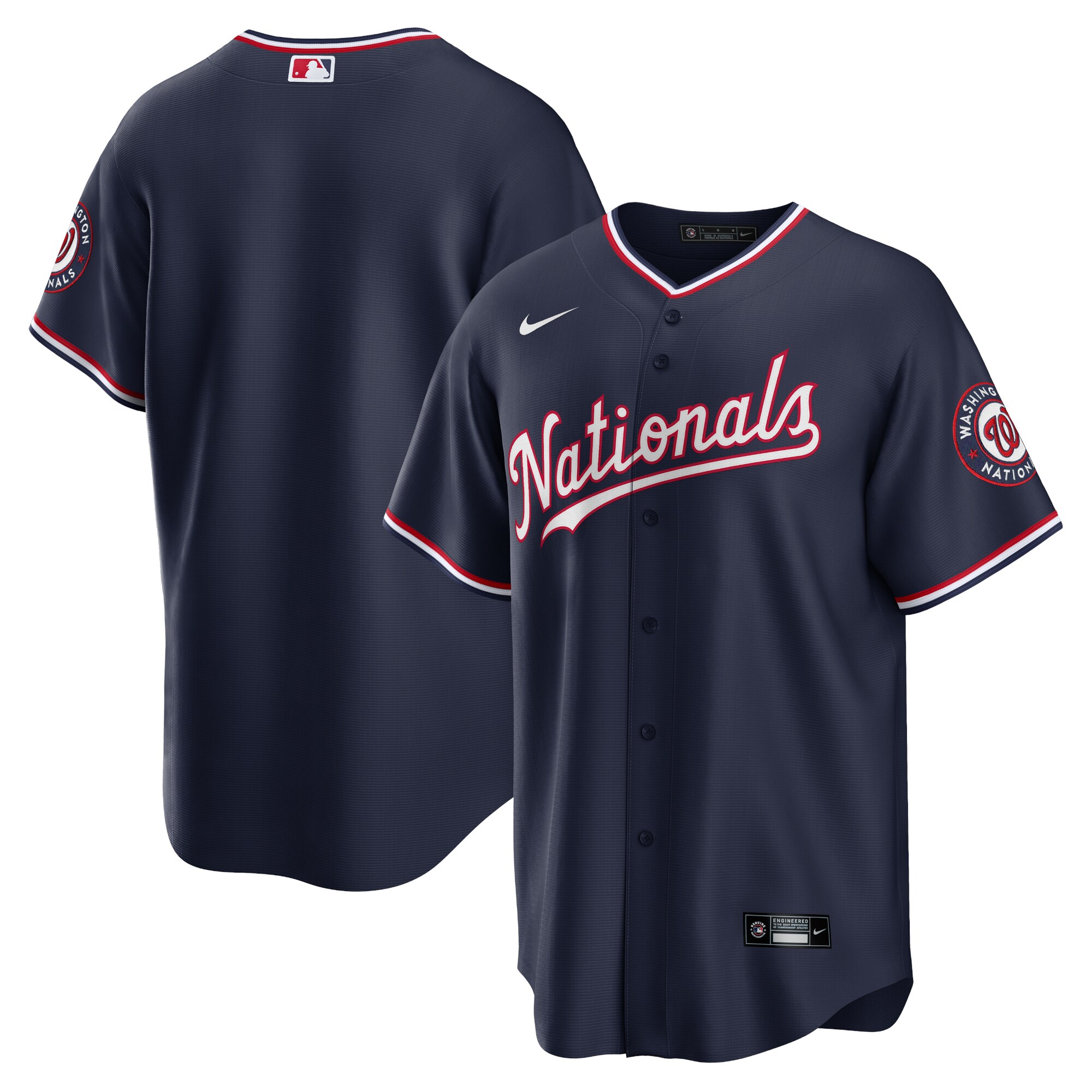 Washington Nationals  Alternate Replica Team Jersey - Navy