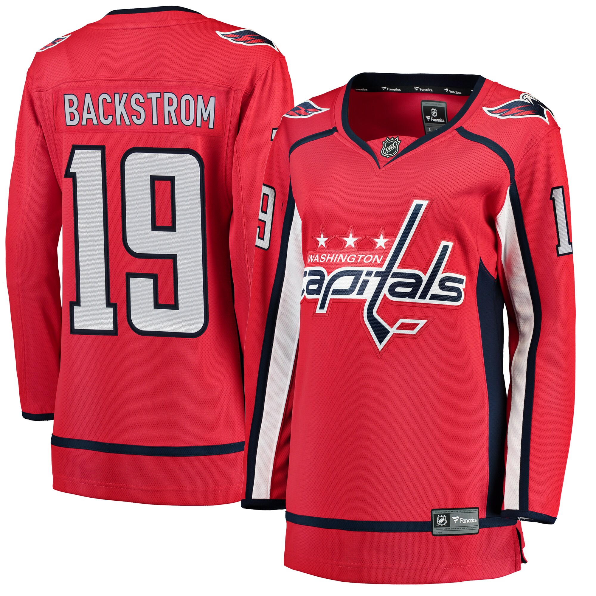 Nicklas Backstrom Washington Capitals Fanatics Women's Home Breakaway Player Jersey - Red