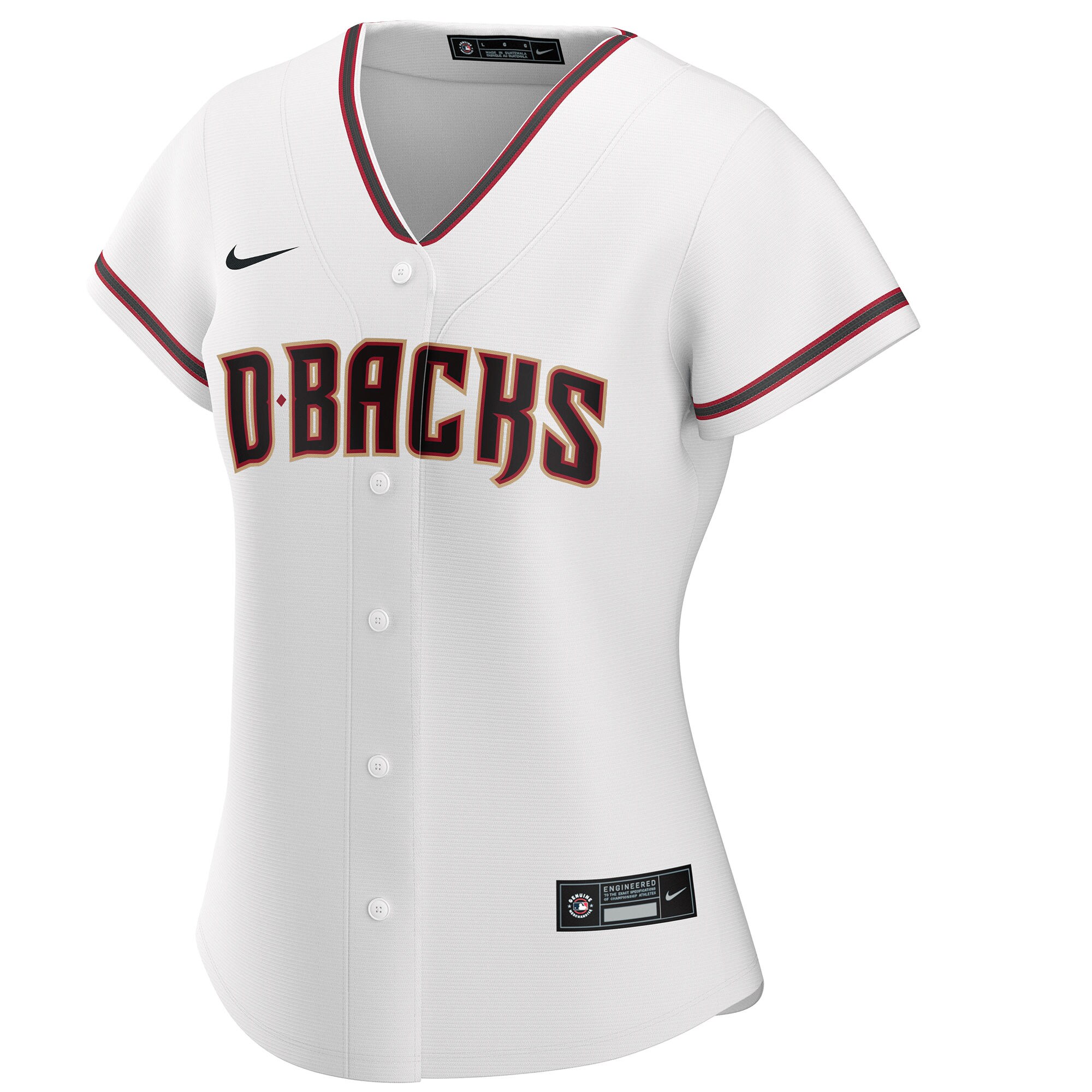 Arizona Diamondbacks  Women's Home Replica Custom Jersey - White