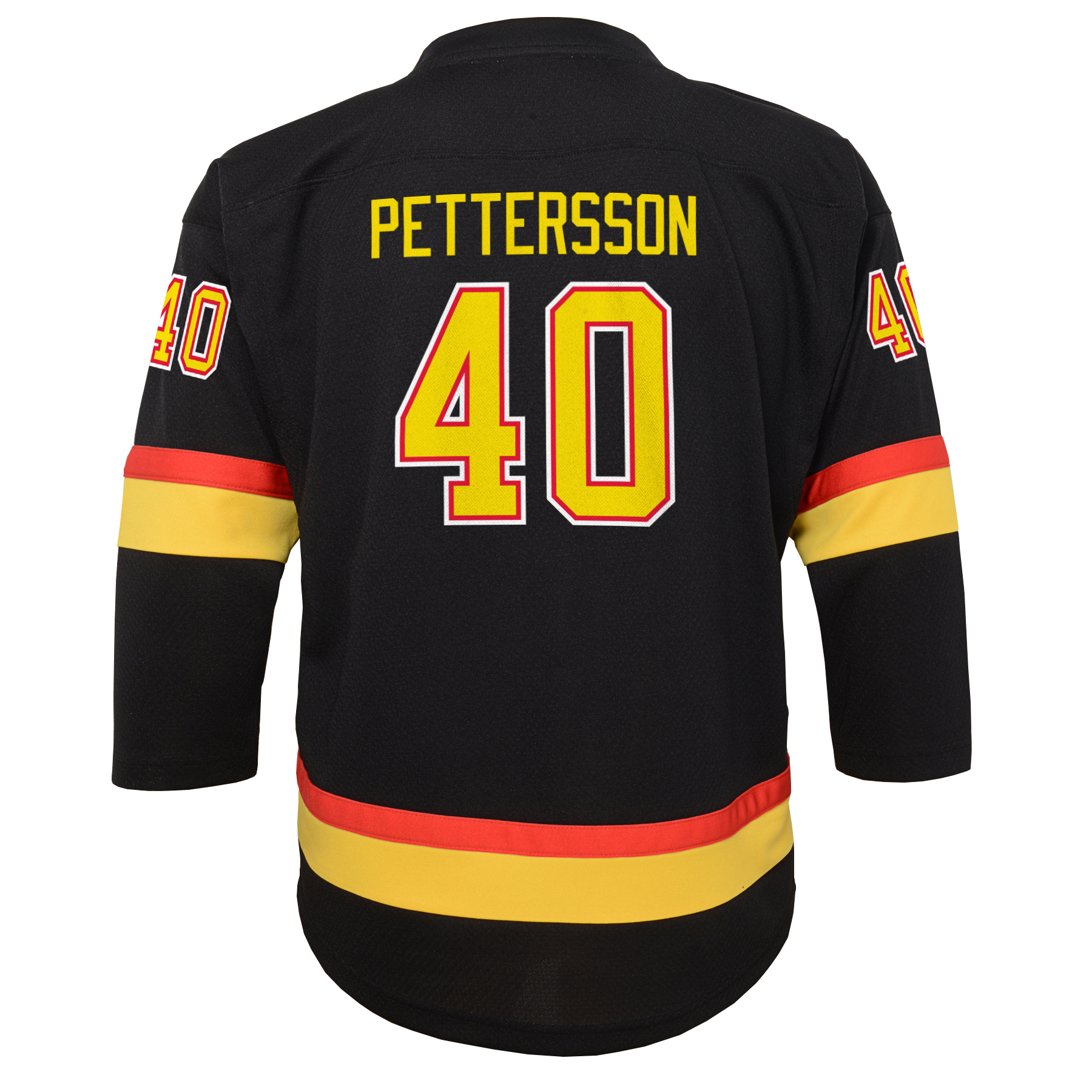 Elias Pettersson Vancouver Canucks Youth 2019\/20 Flying Skate Replica Player Jersey - Black