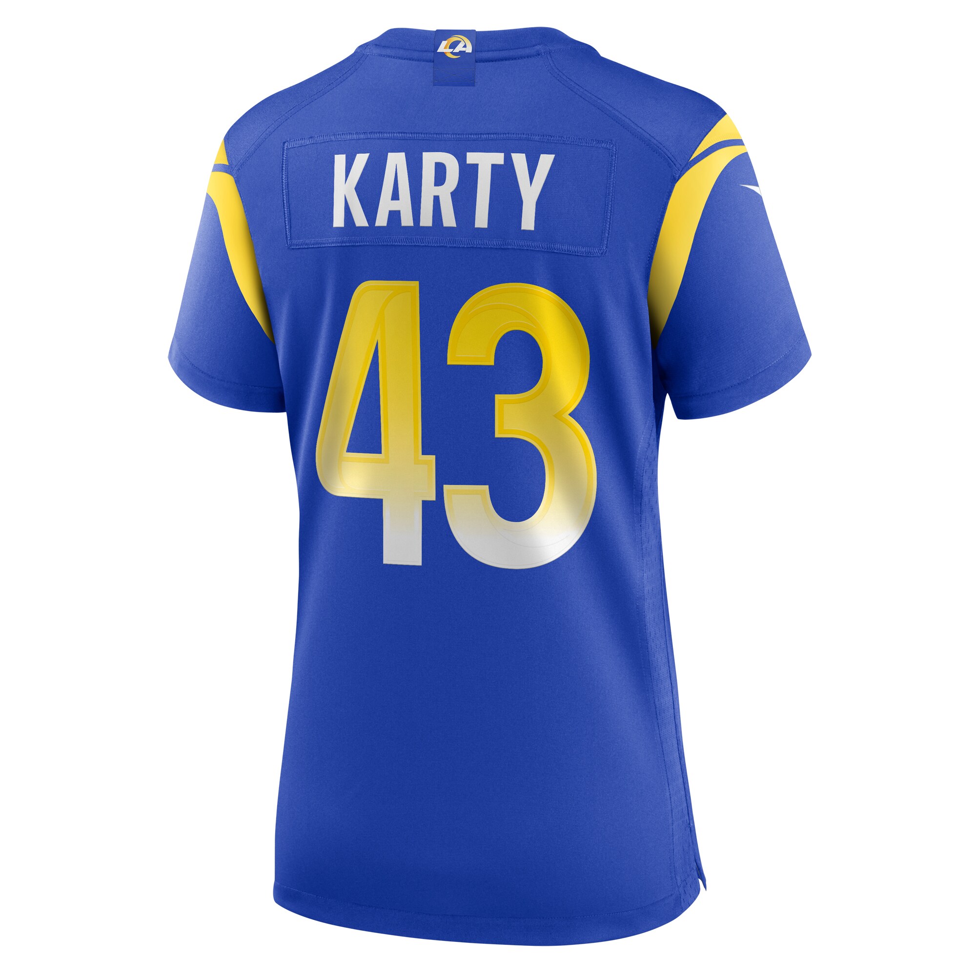 Joshua Karty Los Angeles Rams  Women's  Game Jersey -  Royal