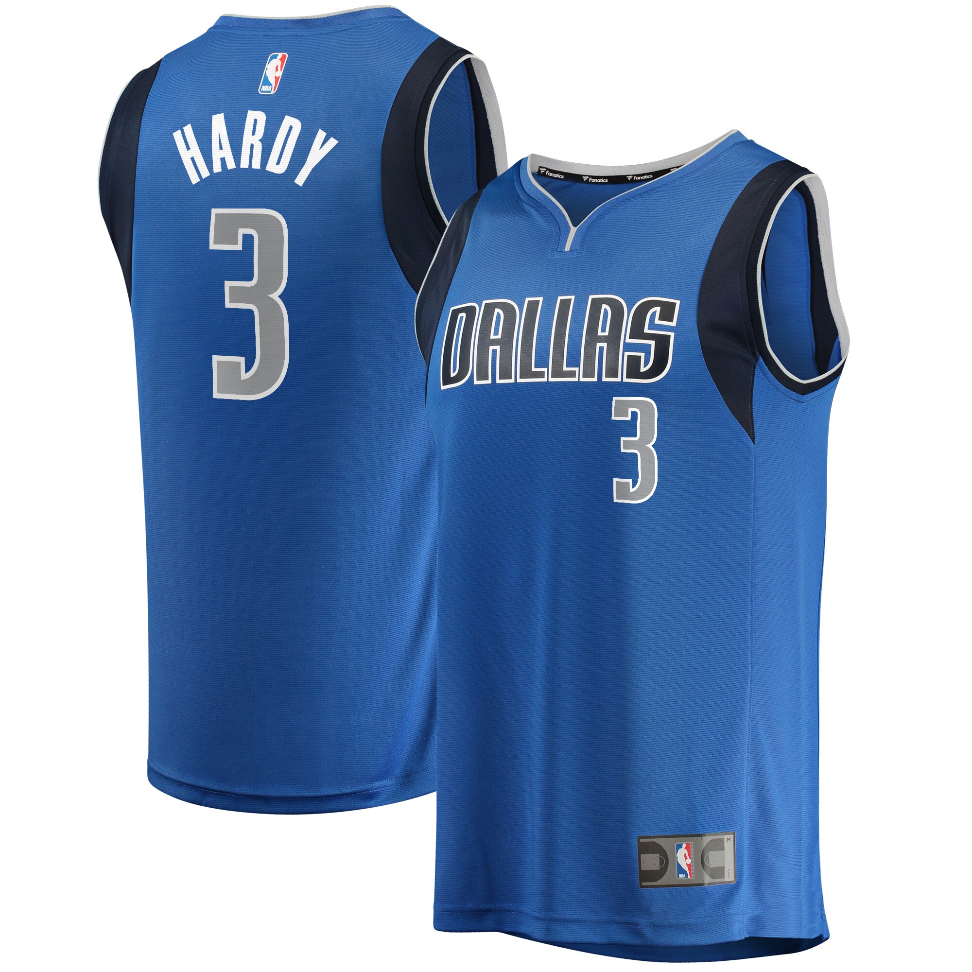 Jaden Hardy Dallas Mavericks Fanatics Youth Fast Break Player Jersey - Icon Edition - Blue