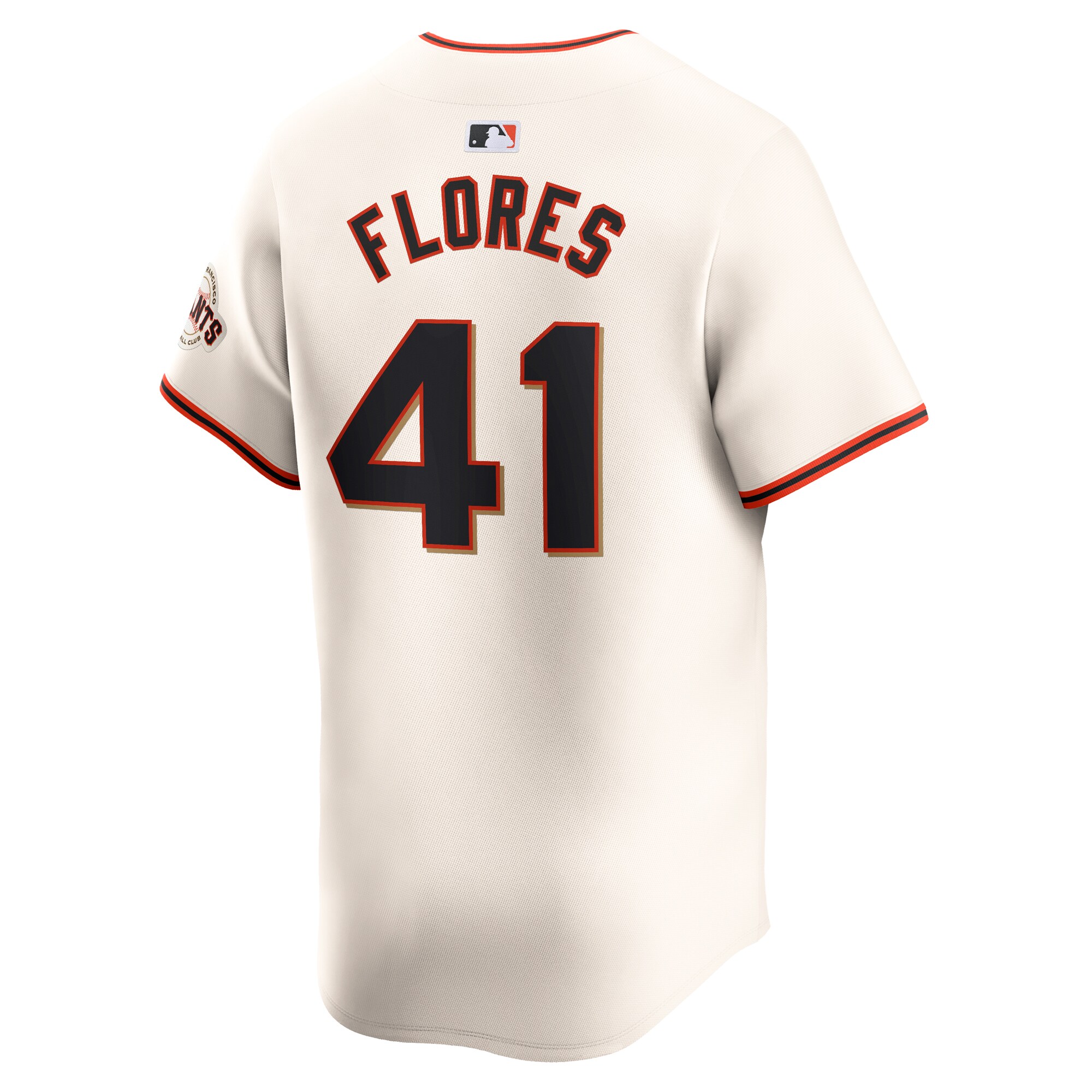 Wilmer Flores San Francisco Giants  Home Limited Player Jersey - Cream