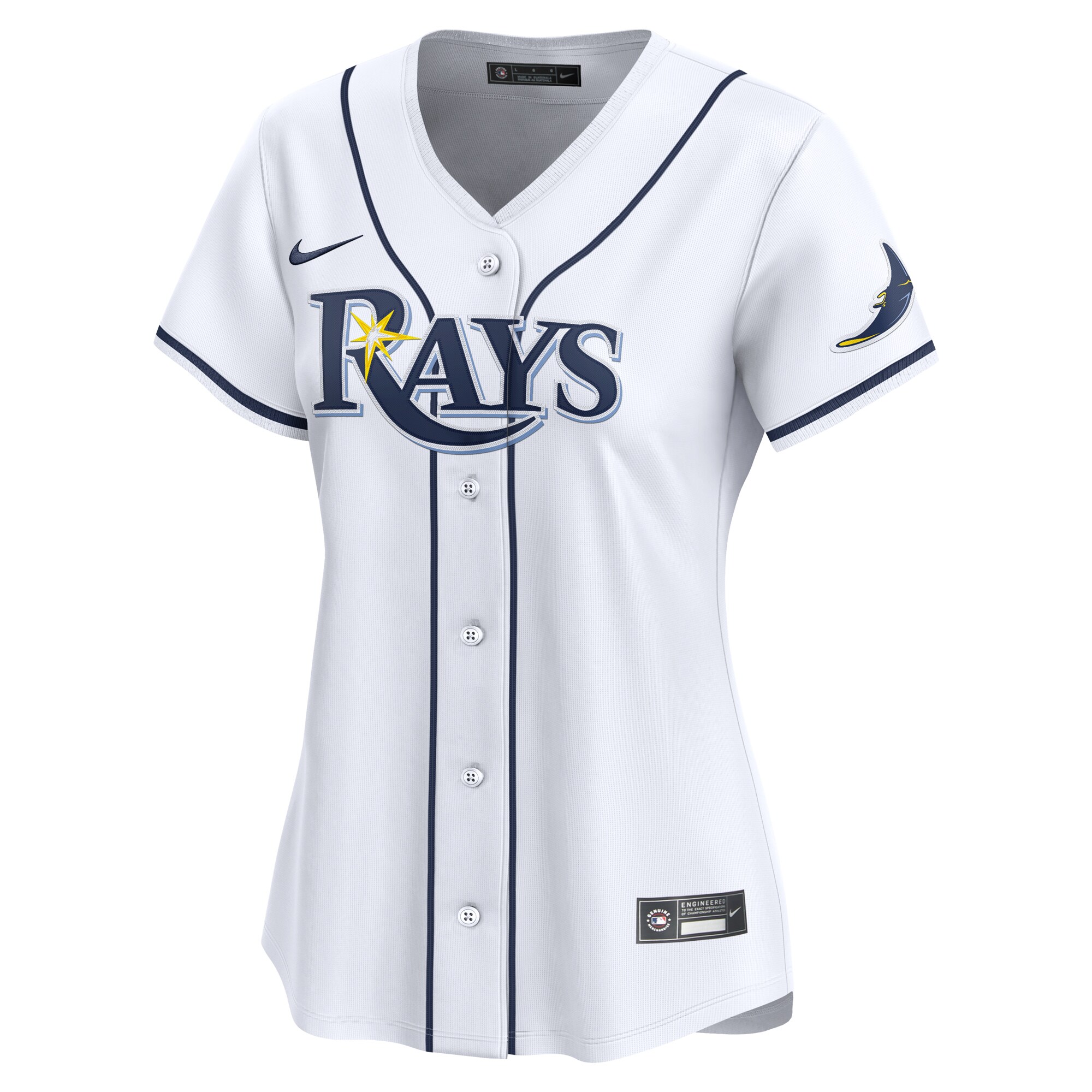 Tampa Bay Rays  Women's #1 Mom Home Limited Jersey - White