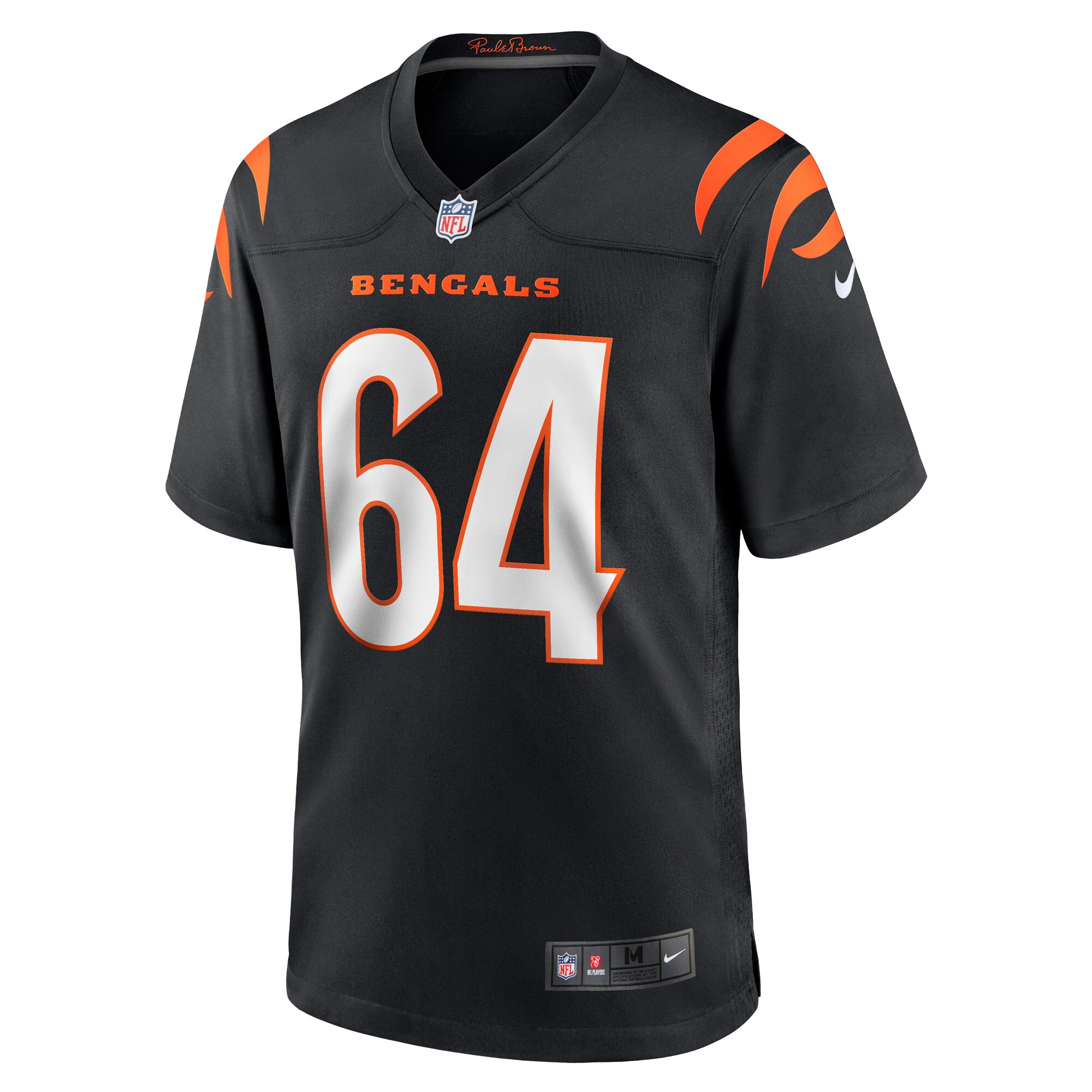 Ted Karras Cincinnati Bengals  Game Player Jersey - Black