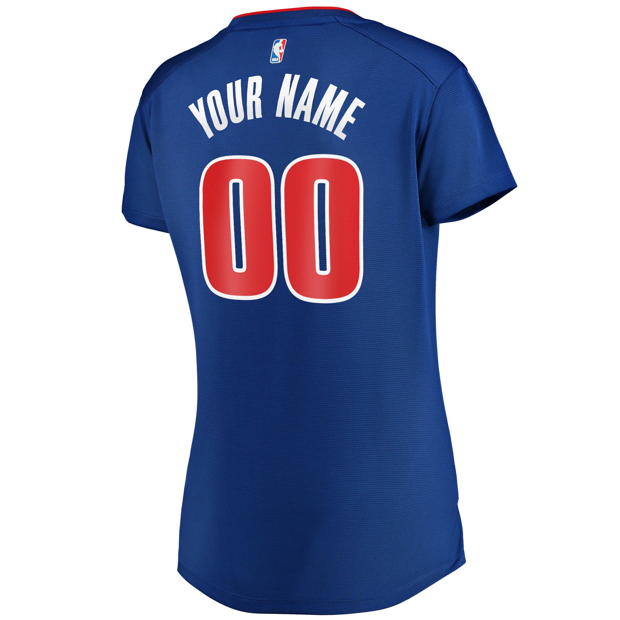 Detroit Pistons Fanatics Women's Fast Break Custom Jersey Royal - Icon Edition