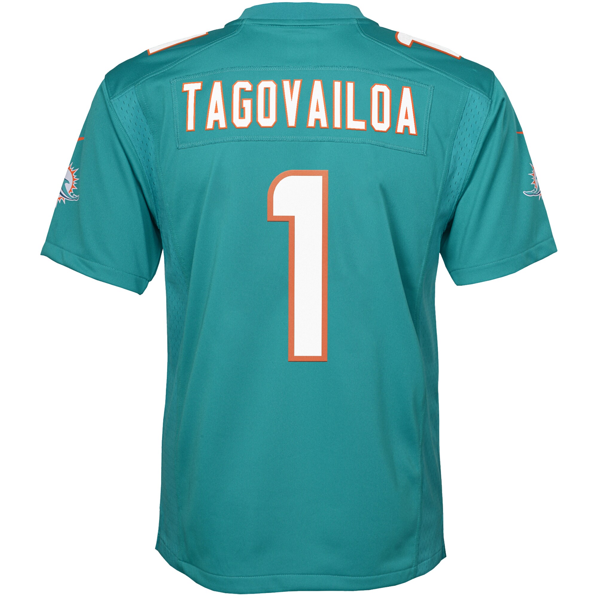 Tua Tagovailoa Miami Dolphins  Youth Game Jersey - Aqua