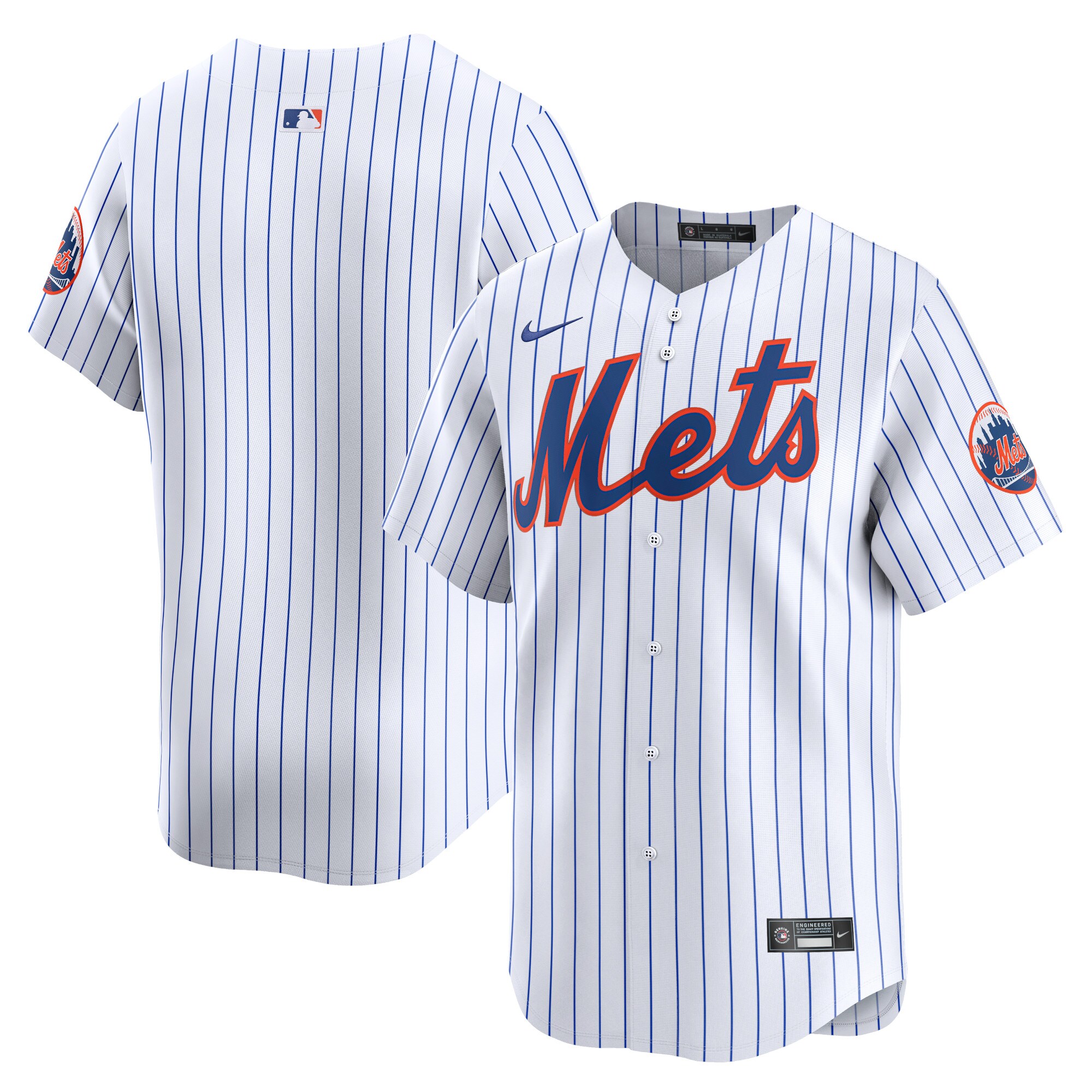 New York Mets  Youth Home Limited Jersey - White