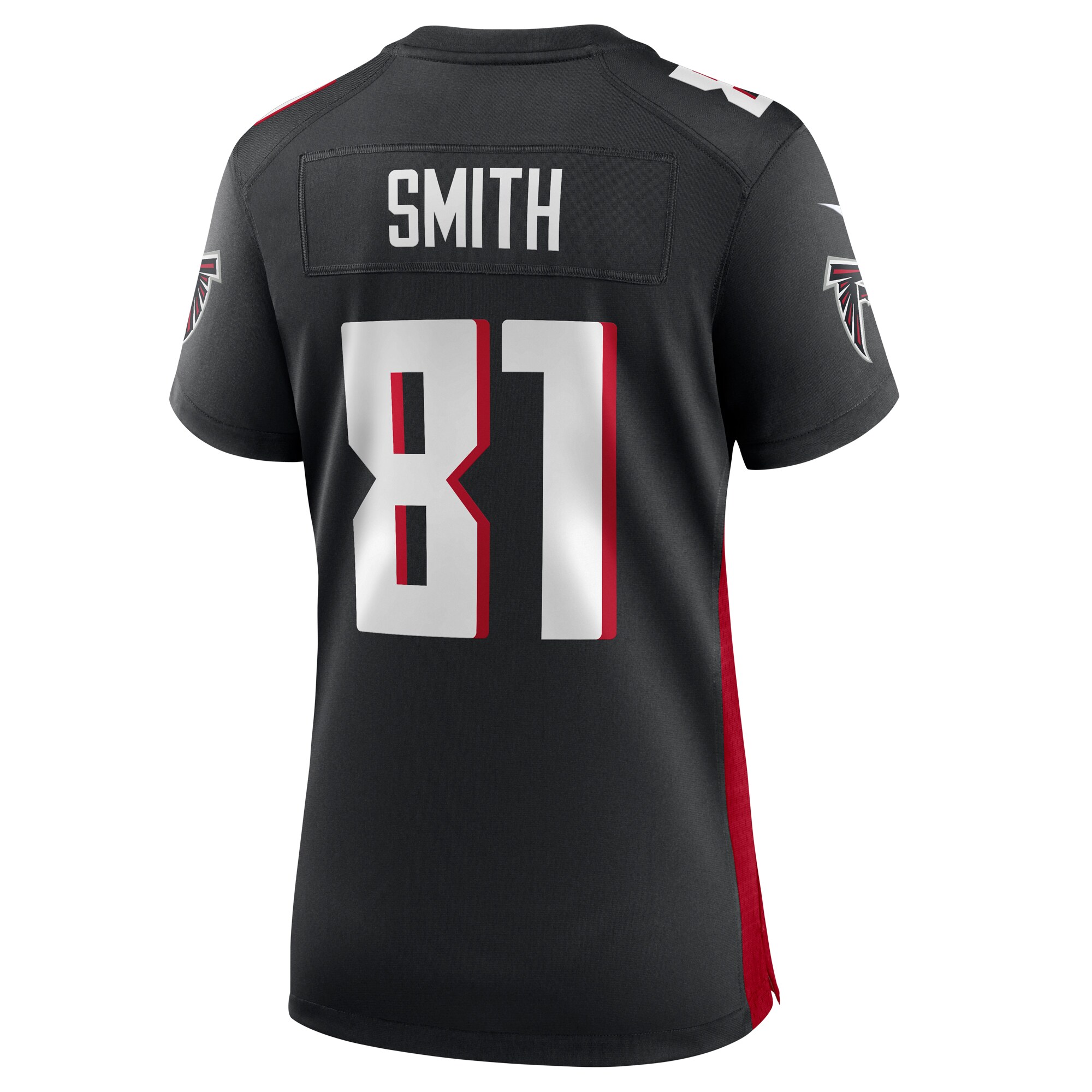 Jonnu Smith Atlanta Falcons  Women's Game Player Jersey - Black