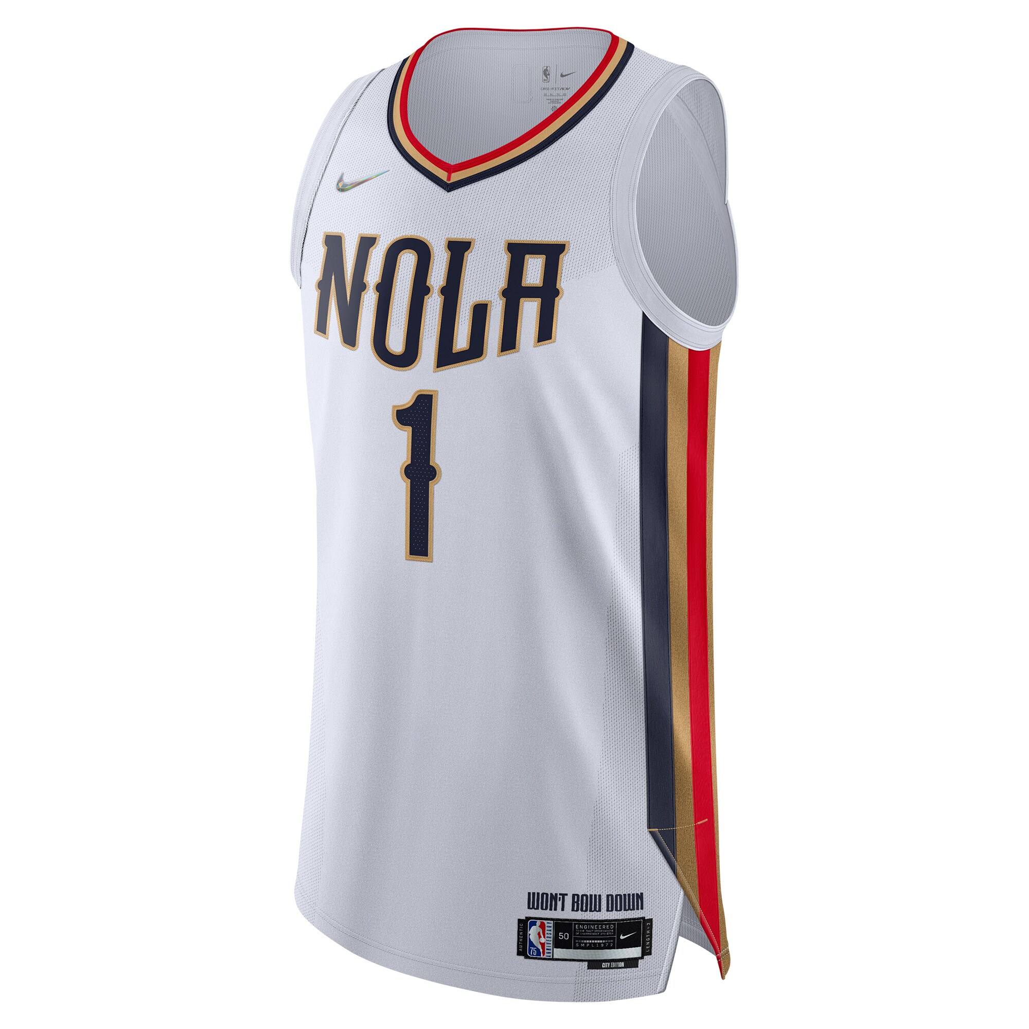 Zion Williamson New Orleans Pelicans  2021\/22 Swingman Jersey - City Edition - White