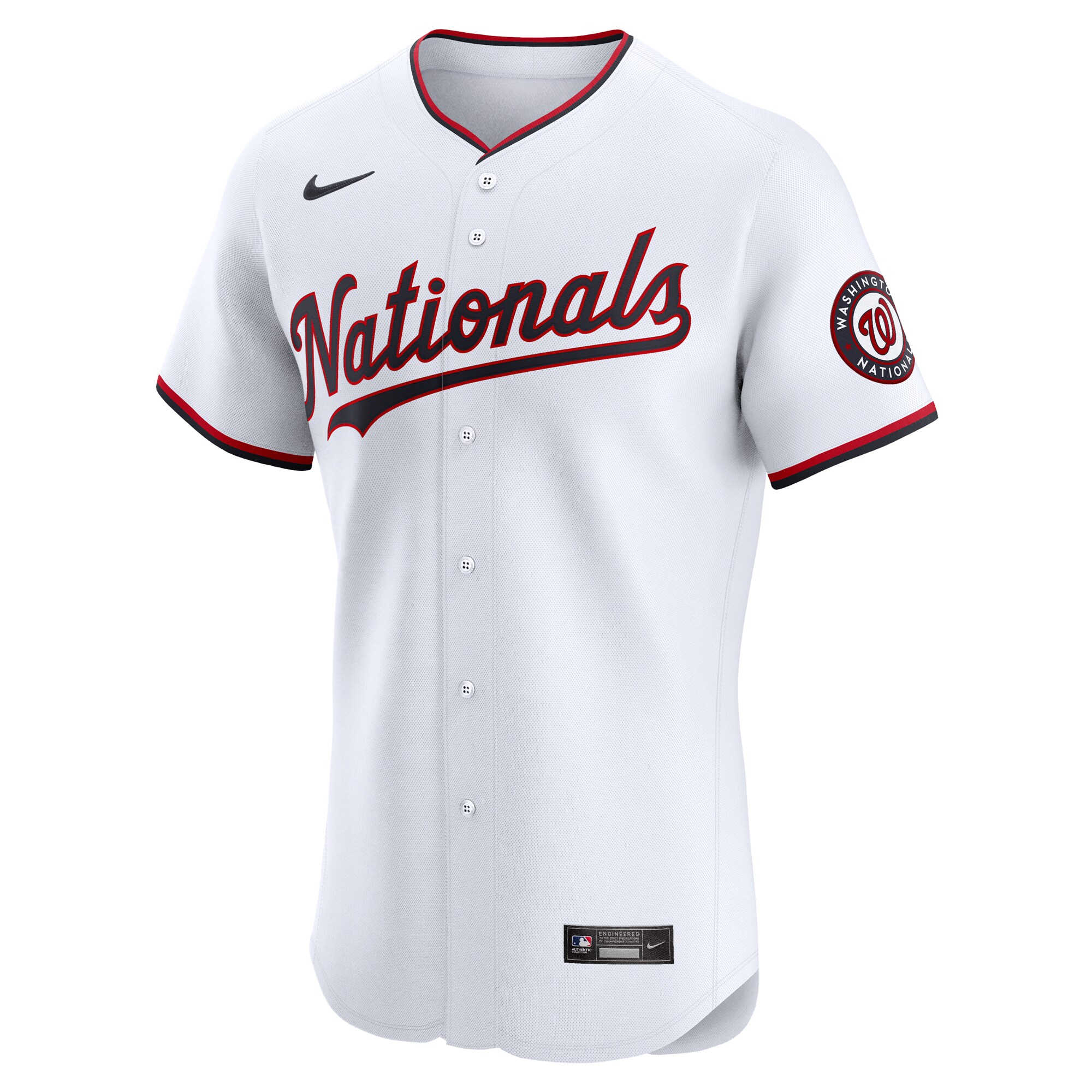 Washington Nationals  Home Elite Custom Jersey - White