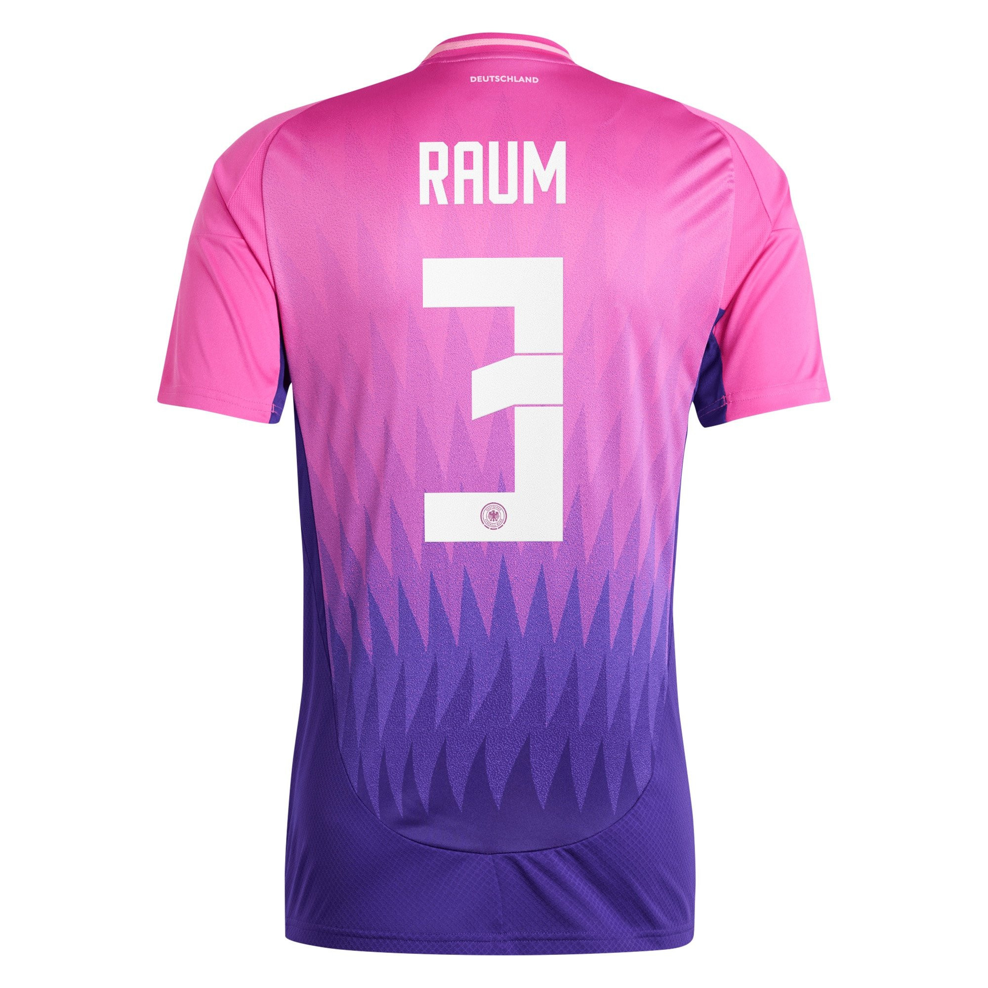 David Raum 3 Germany National Team 2024 Away Men Jersey - Pink